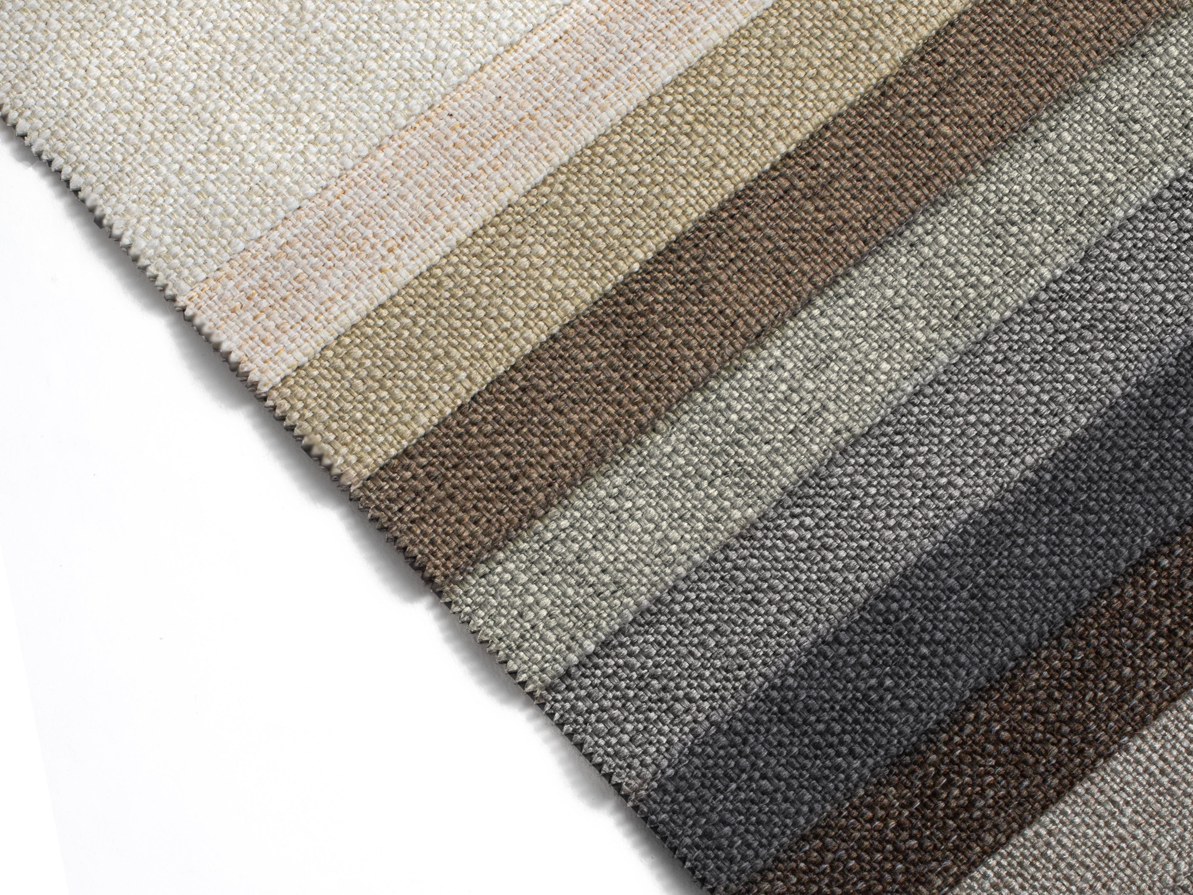Szezlong prawostronny VIENNA jasnoszary szenil z czarną podstawą - Image 4