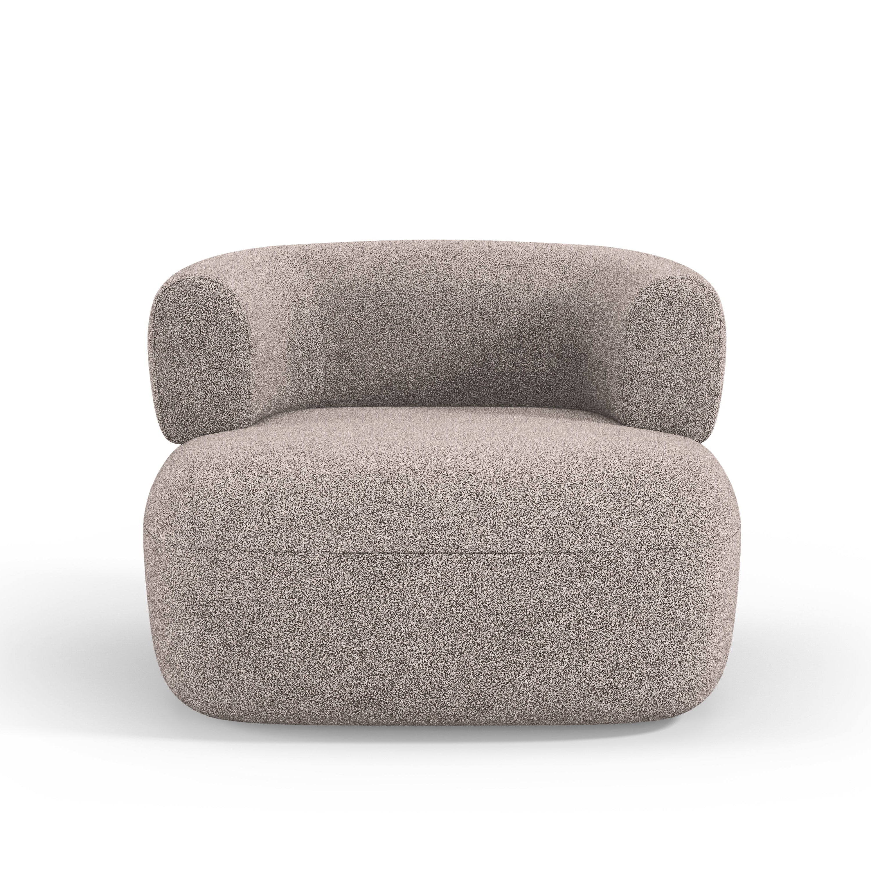 Fotel JENNY jasny brązowy boucle - Image 3