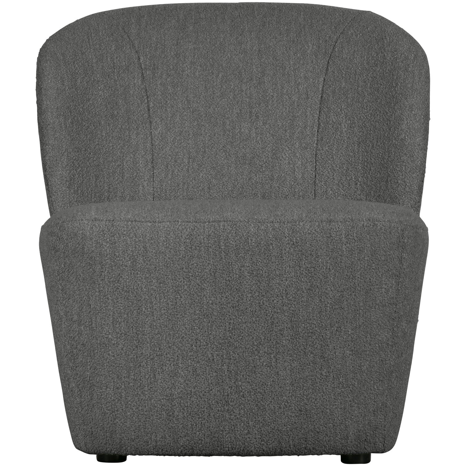 Fotel LOFTY ciemnoszary bouclé - Image 3