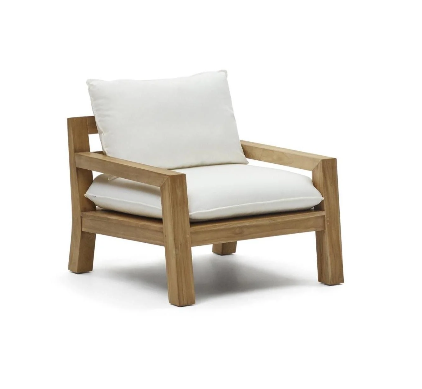 Fotel ogrodowy FORCANERA lite drewno tekowe - Image 12