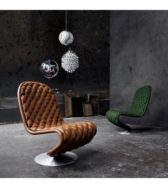 Fotel SYSTEM 1-2-3 LOUNGE DELUXE granatowy z okrągłą podstawą - poekspozycyjny - Image 14