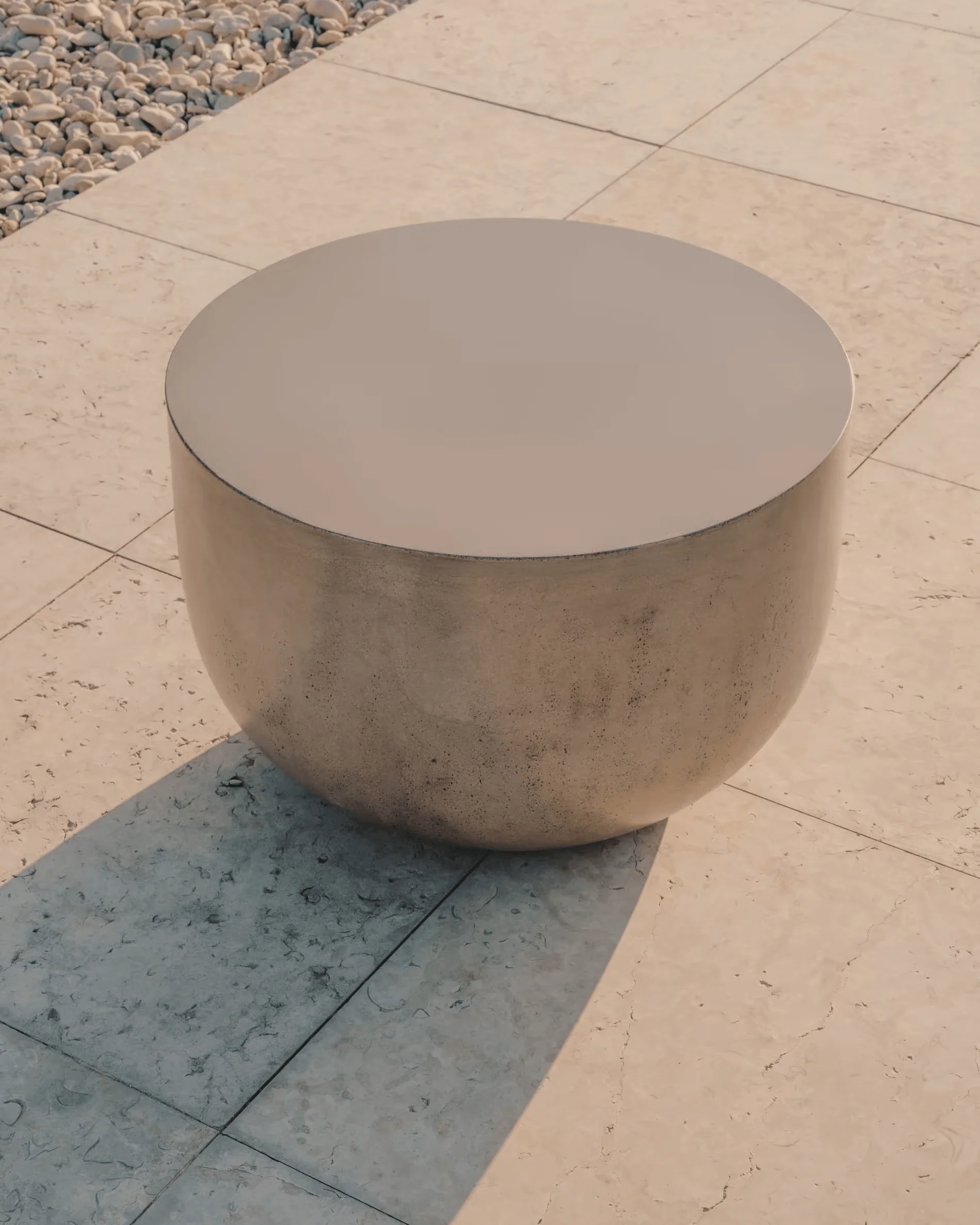 Stolik boczny GARBET szary cement - Image 2