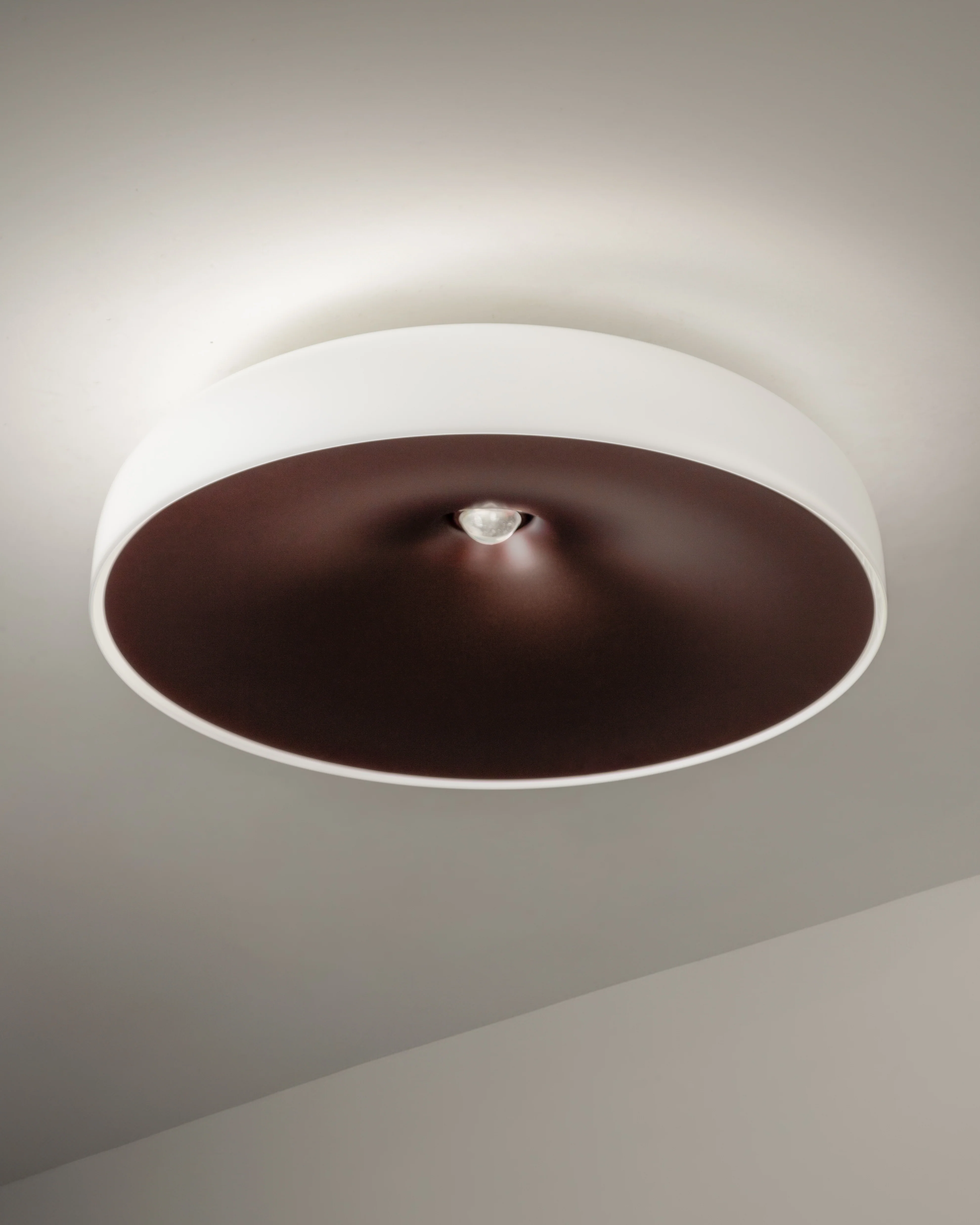 Lampa sufitowa CHET-B młotkowany szary z białym - Image 4