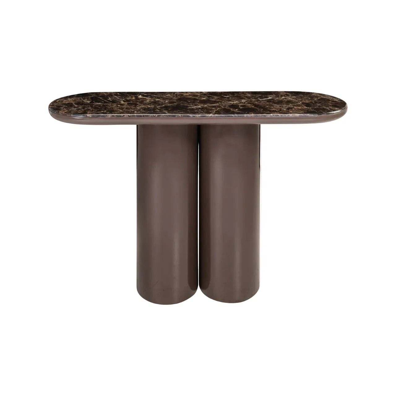 Konsola ALMUNDI brązowy z ceramicznym blatem - Image 2