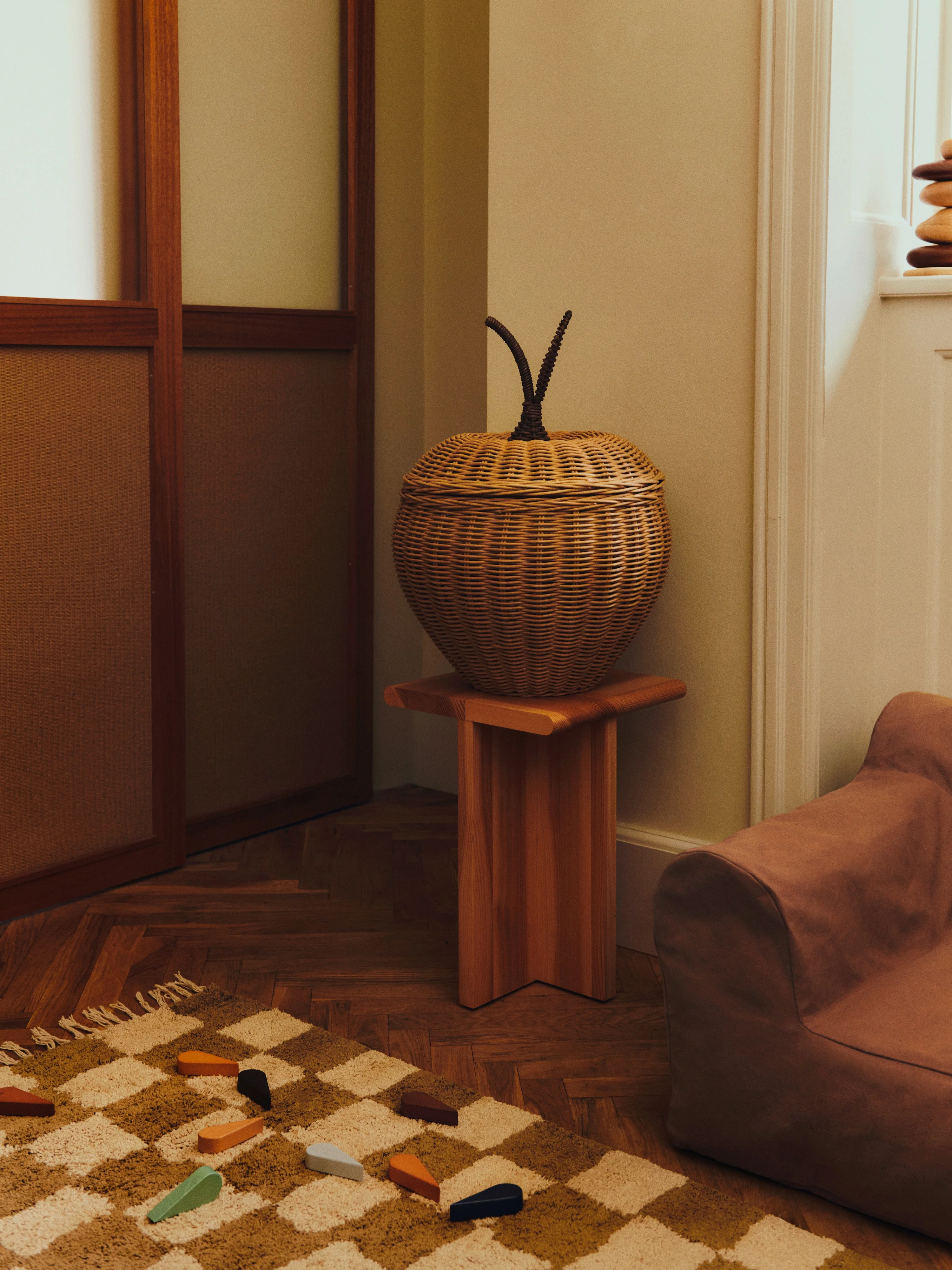 Kosz APPLE rattan - Image 3