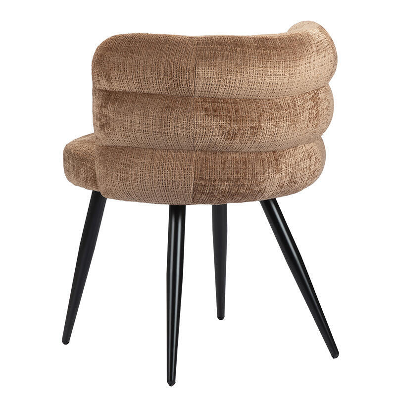 Krzesło CLOUD karmelowy z czarną podstawą - Image 7