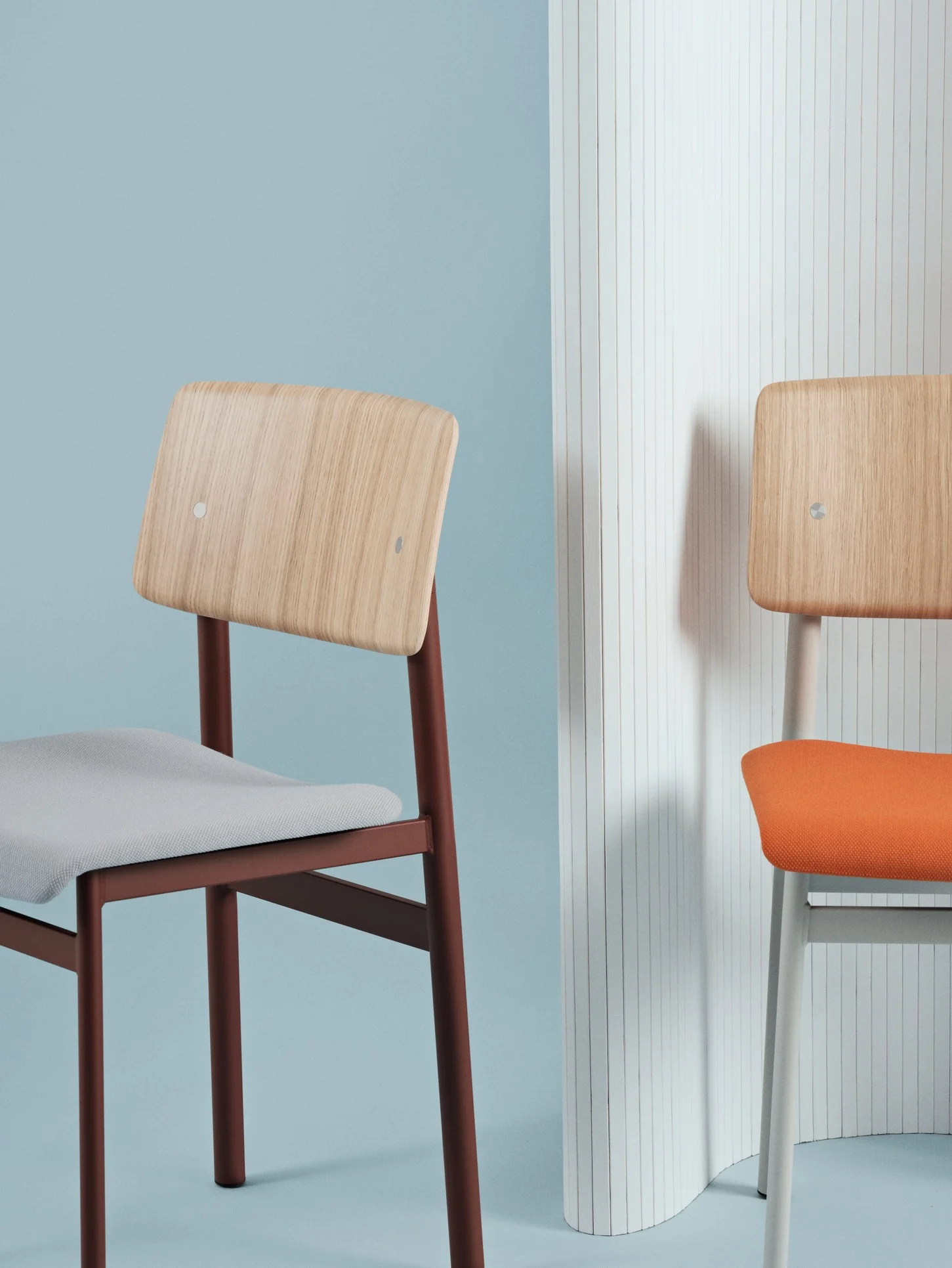 Krzesło LOFT personalizowane z brudno-zieloną podstawą - Image 2