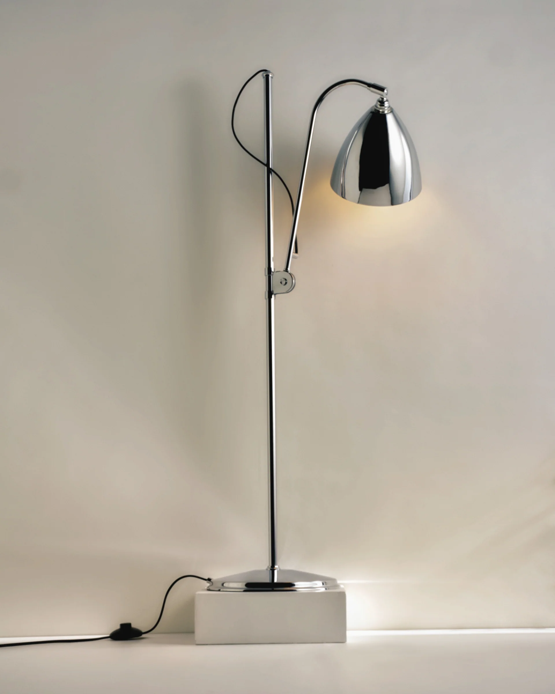 Lampa podłogowa BESTLITE BL3 mosiądz z czarnym kloszem - Image 2