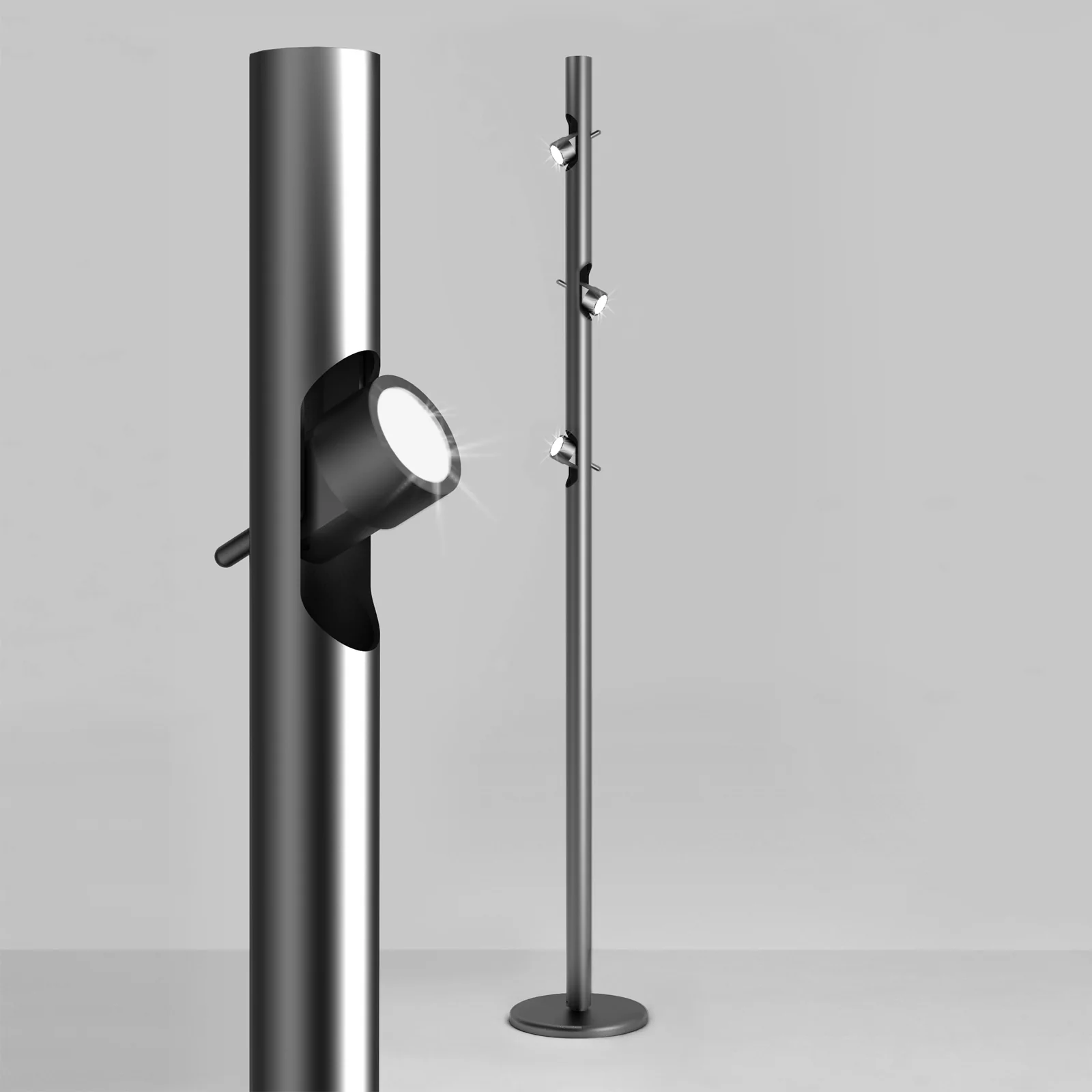 Lampa podłogowa 3-punktowa CALABRONE czarny - Image 11
