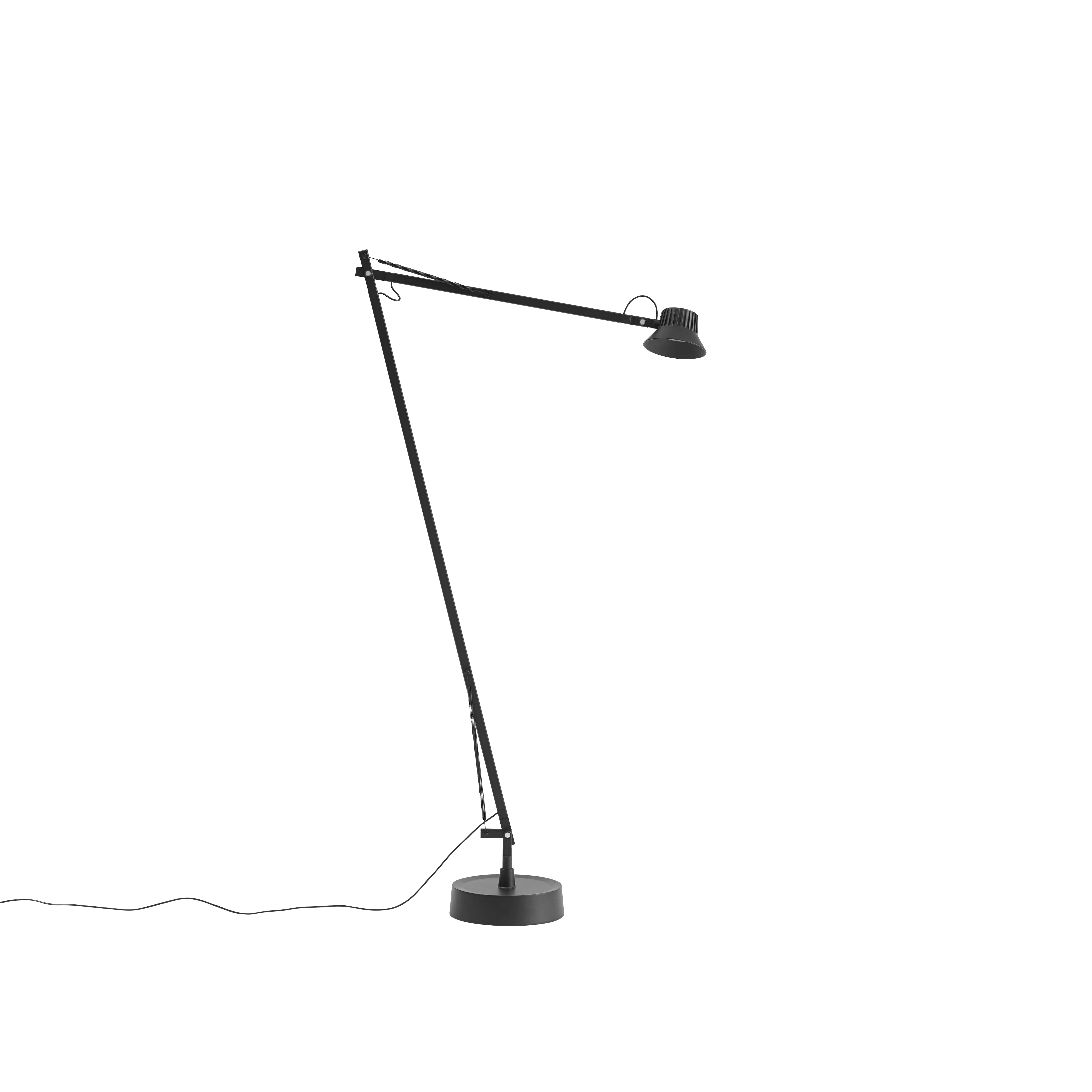 Lampa podłogowa do czytania regulowana DEDICATE czarny - Image 9