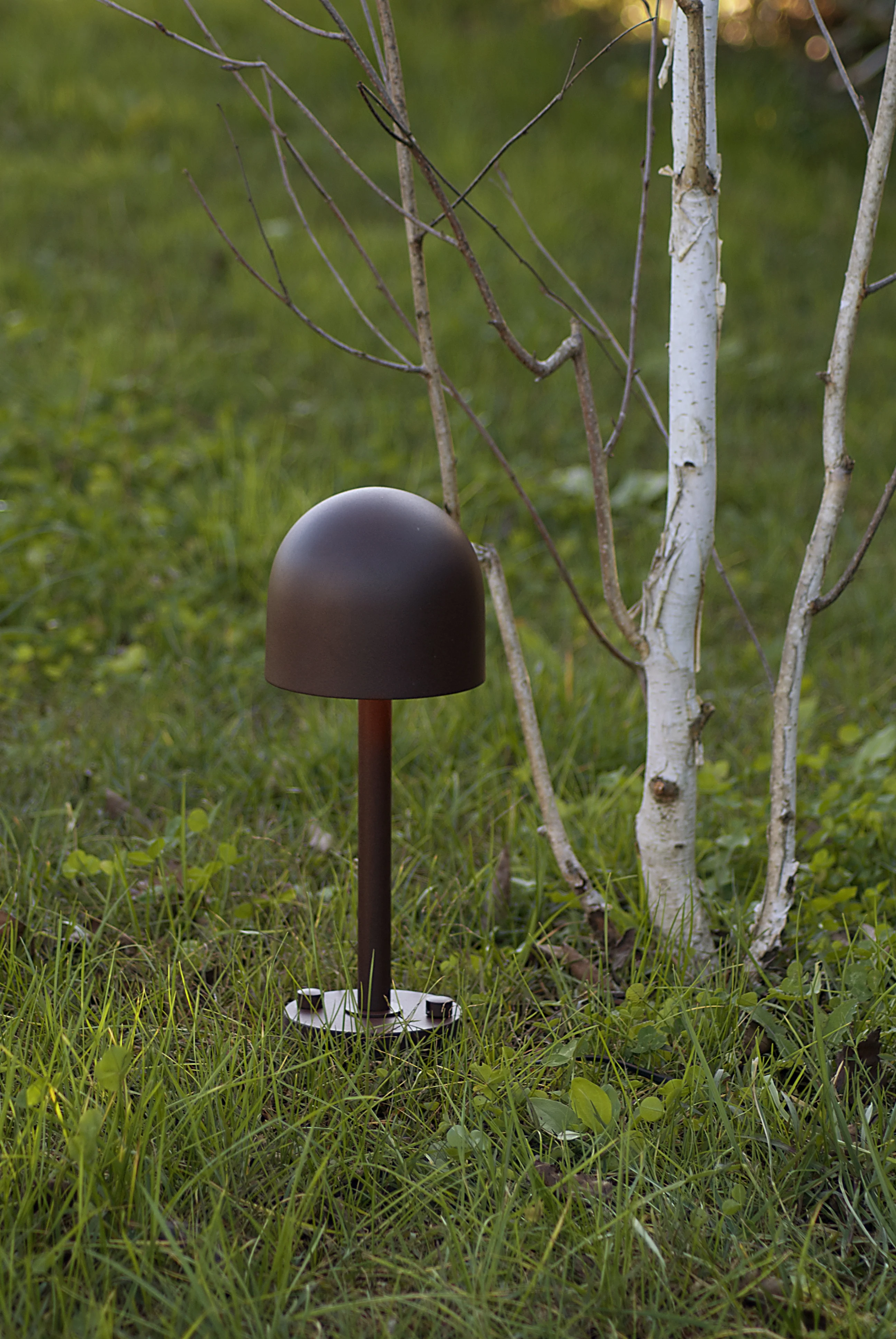 Lampa podłogowa zewnętrzna BOLETO brązowy - Image 11