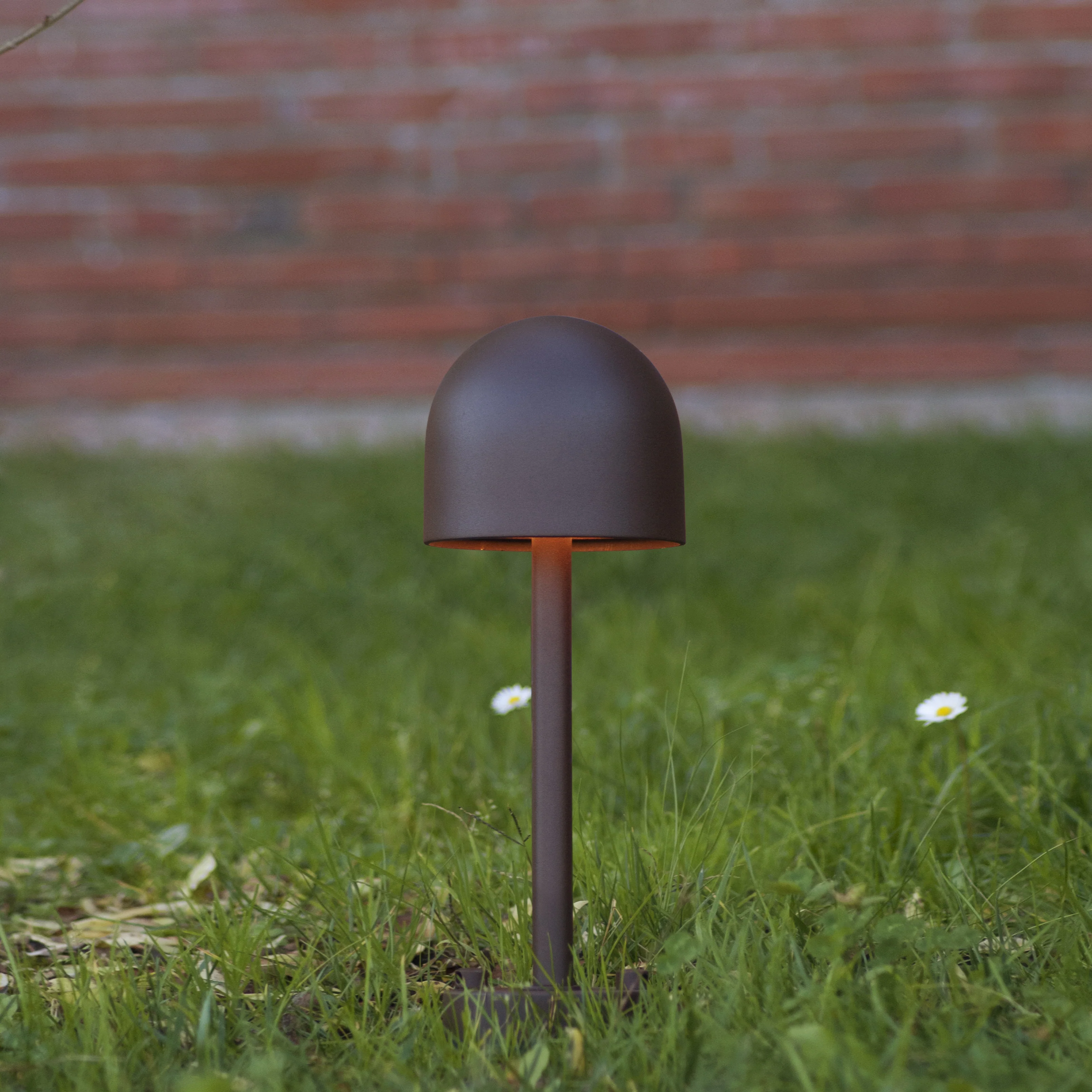 Lampa podłogowa zewnętrzna BOLETO brązowy - Image 7