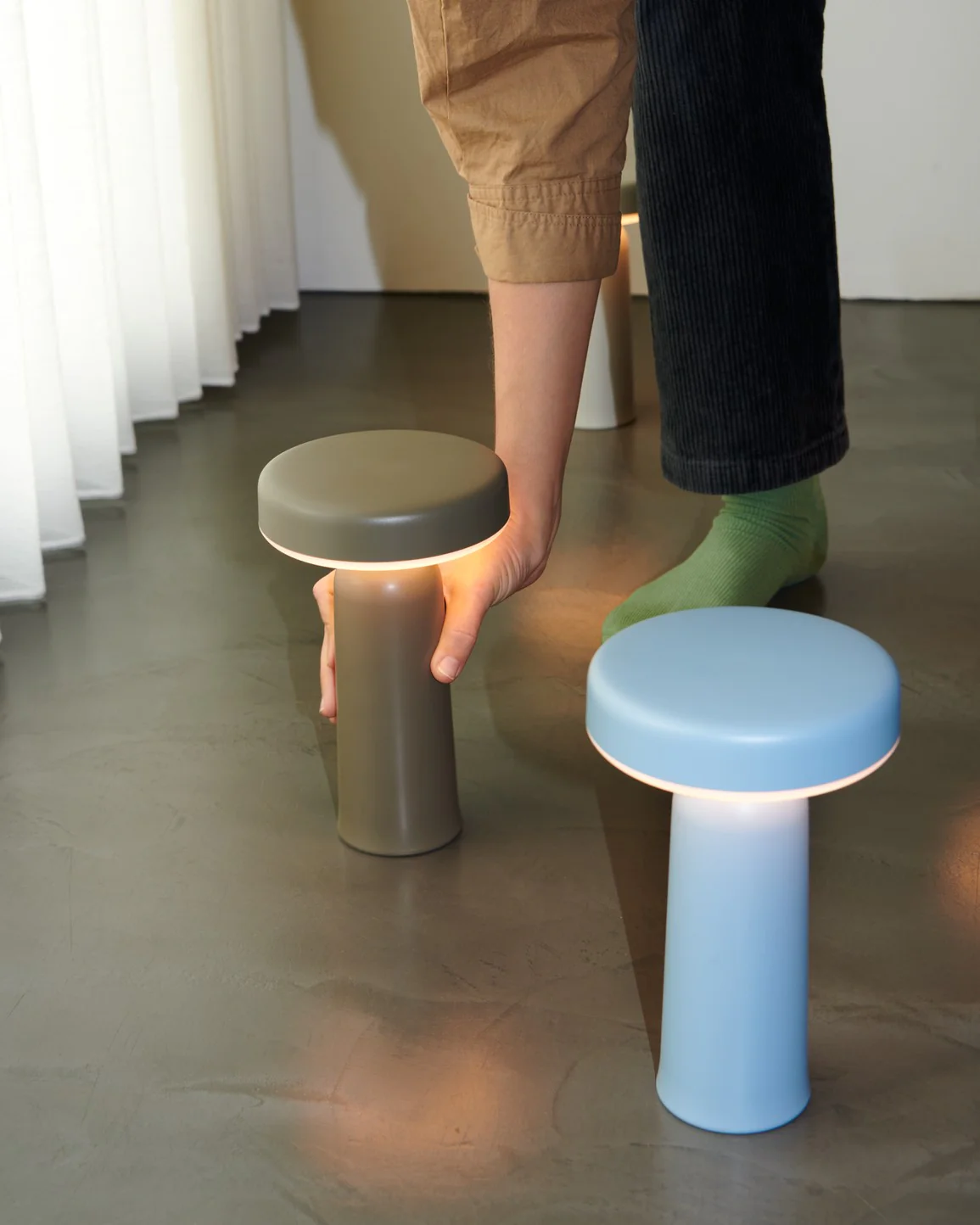Lampa przenośna zewnętrzna EASE błękitny - Image 14