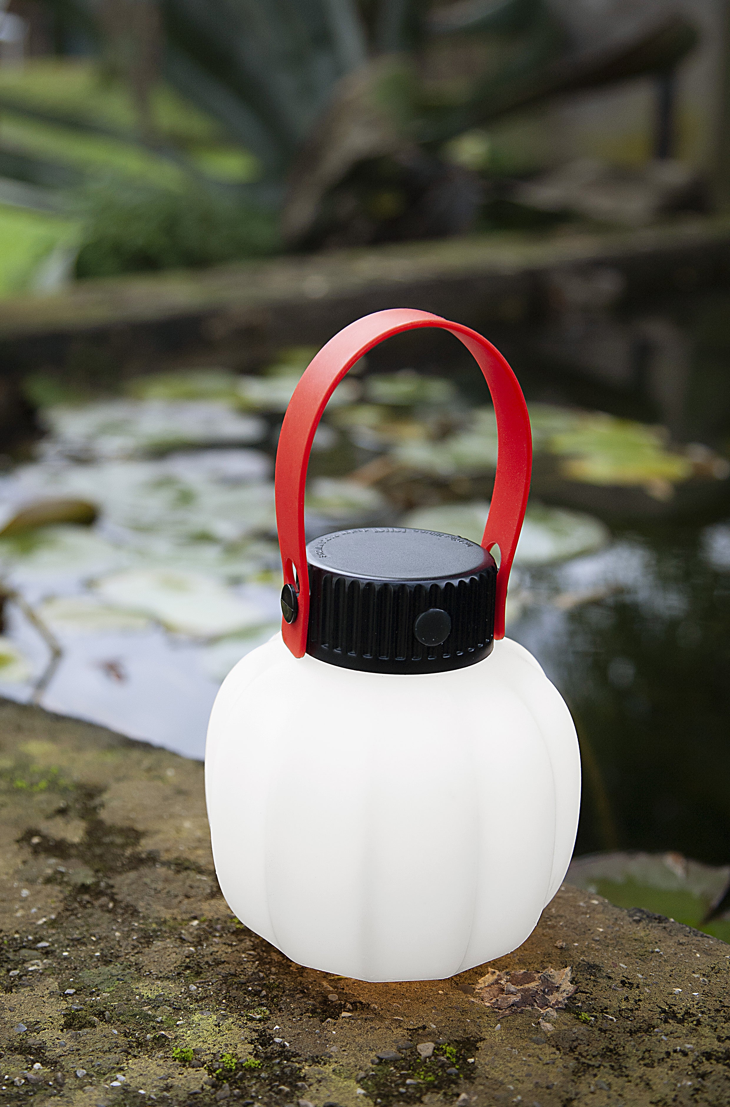Lampa przenośna zewnętrzna KIKI biały z silikonowym uchwytem - Image 2