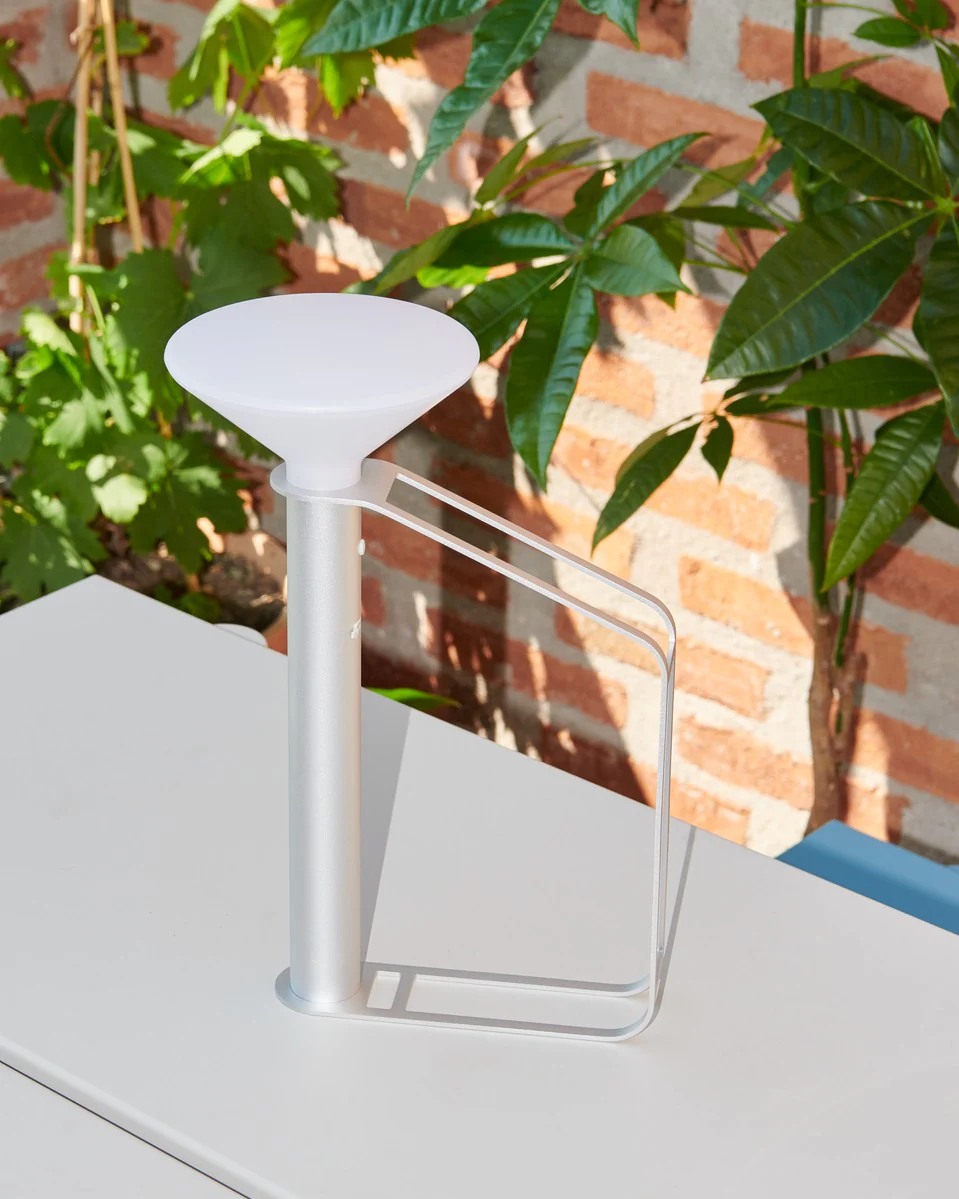 Lampa przenośna zewnętrzna PITON srebrny - Image 2