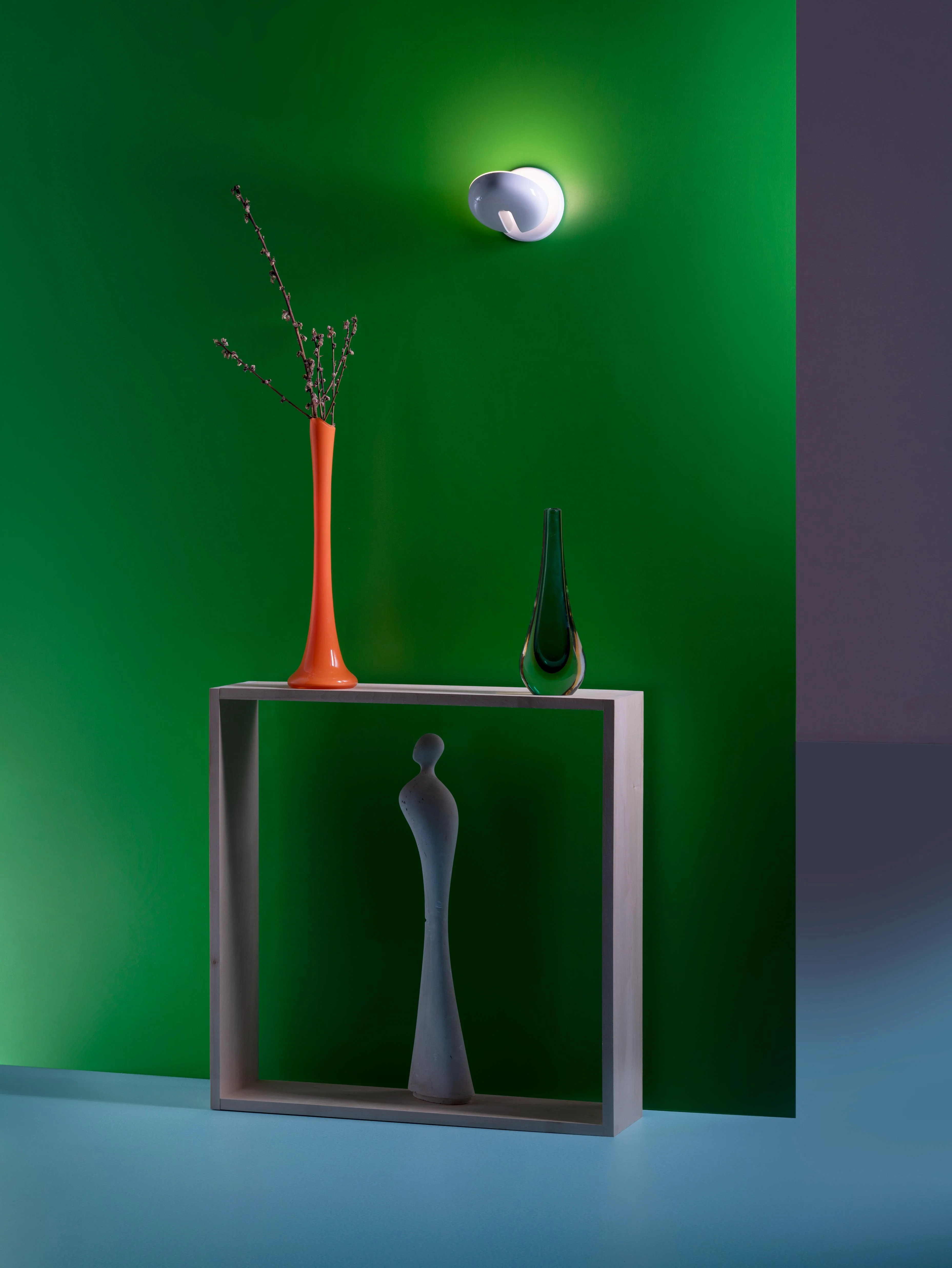 Lampa ścienna CABRIOLETTE połyskujący biały - Image 2