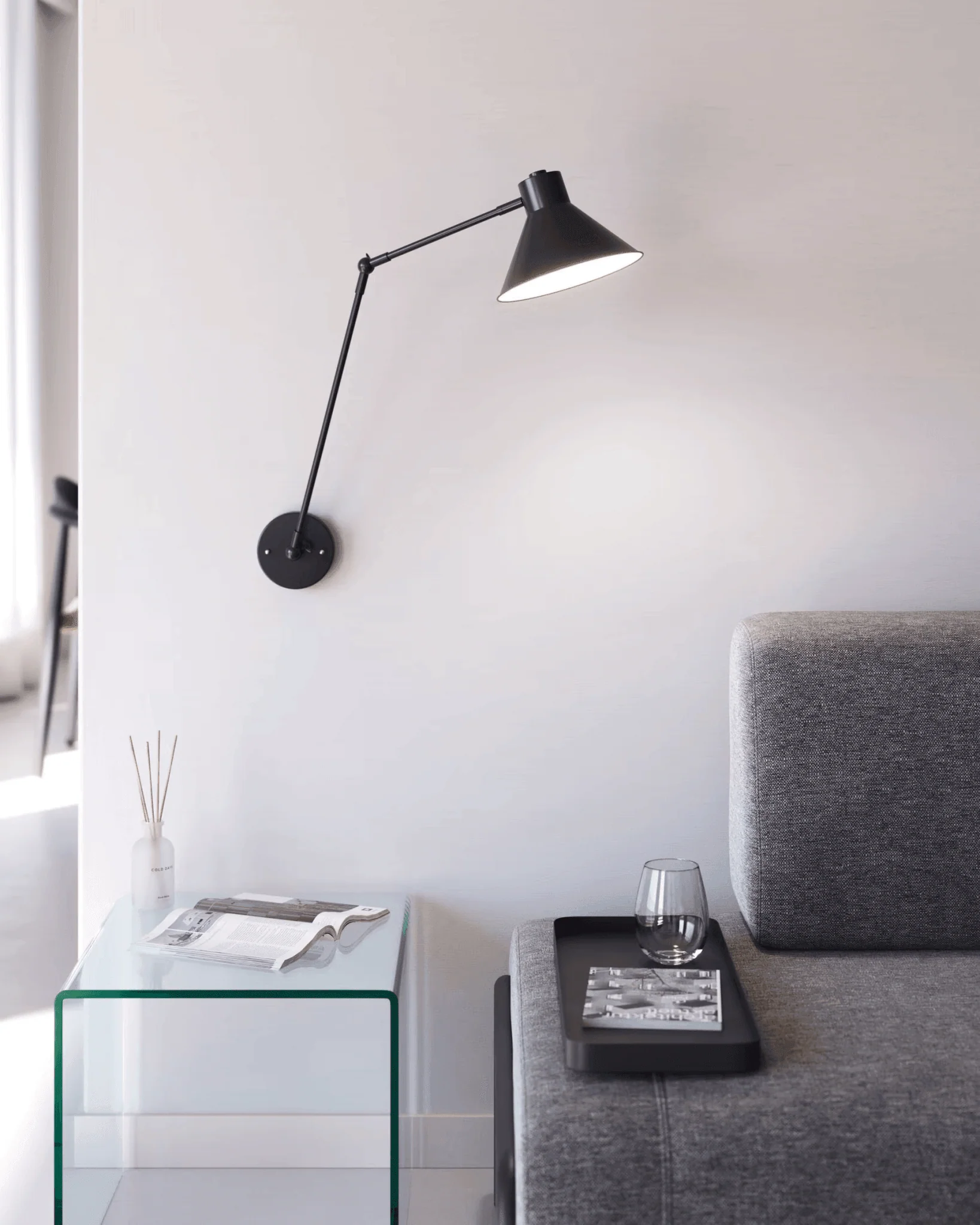 Lampa ścienna DIONE czarny - Image 5
