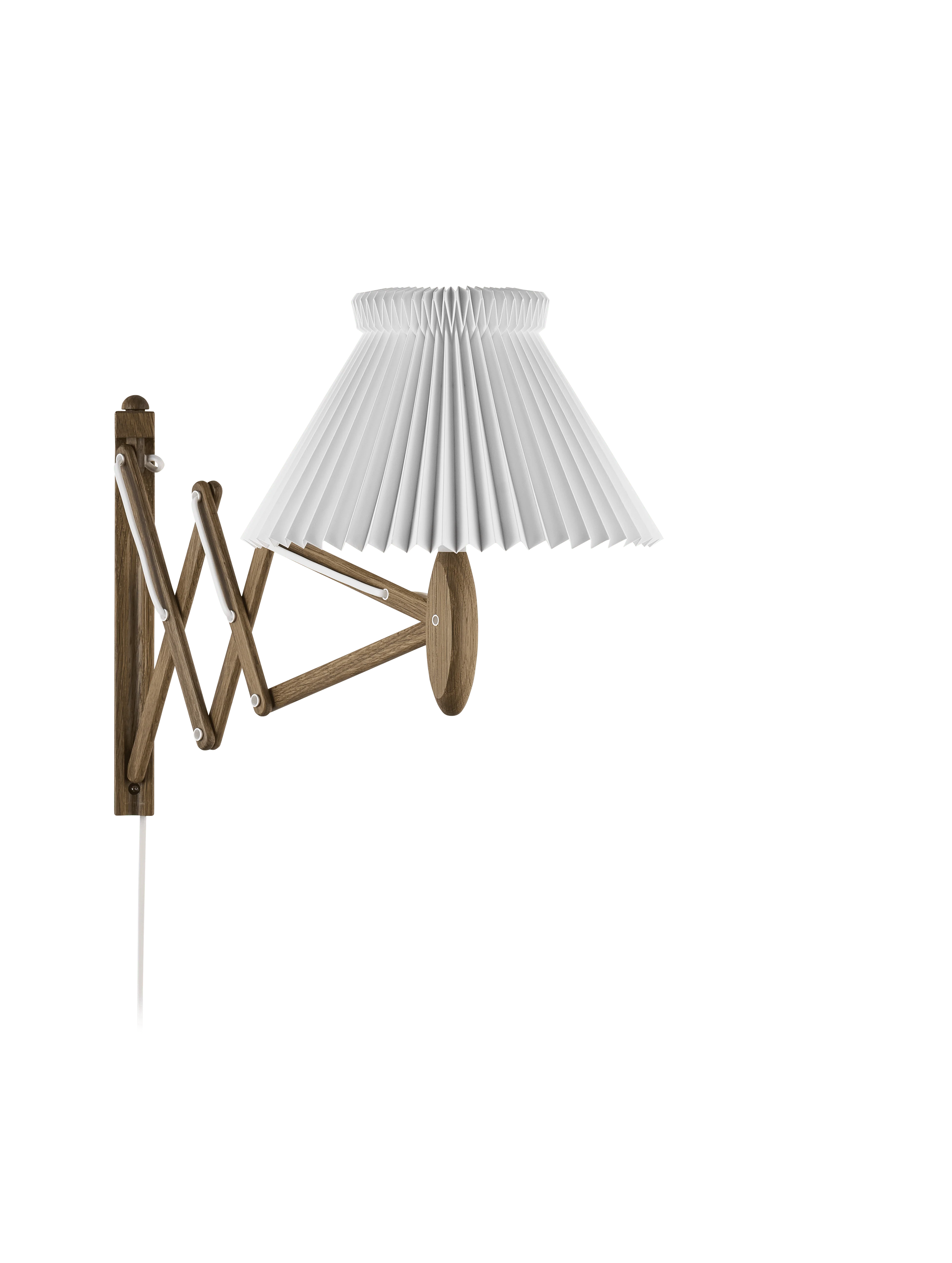 Lampa ścienna MODEL 224 1/17 SAX biały z ciemną dębową podstawą - Image 9