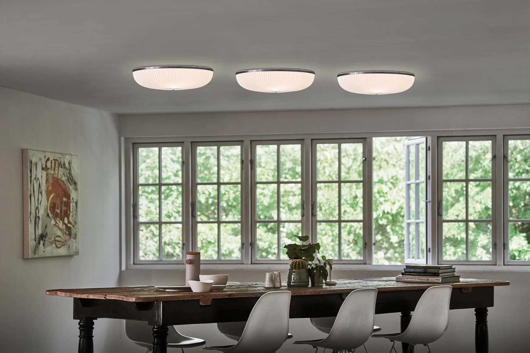 Lampa ścienna MODEL 236 LAMELLA biały ze złotym - Image 2