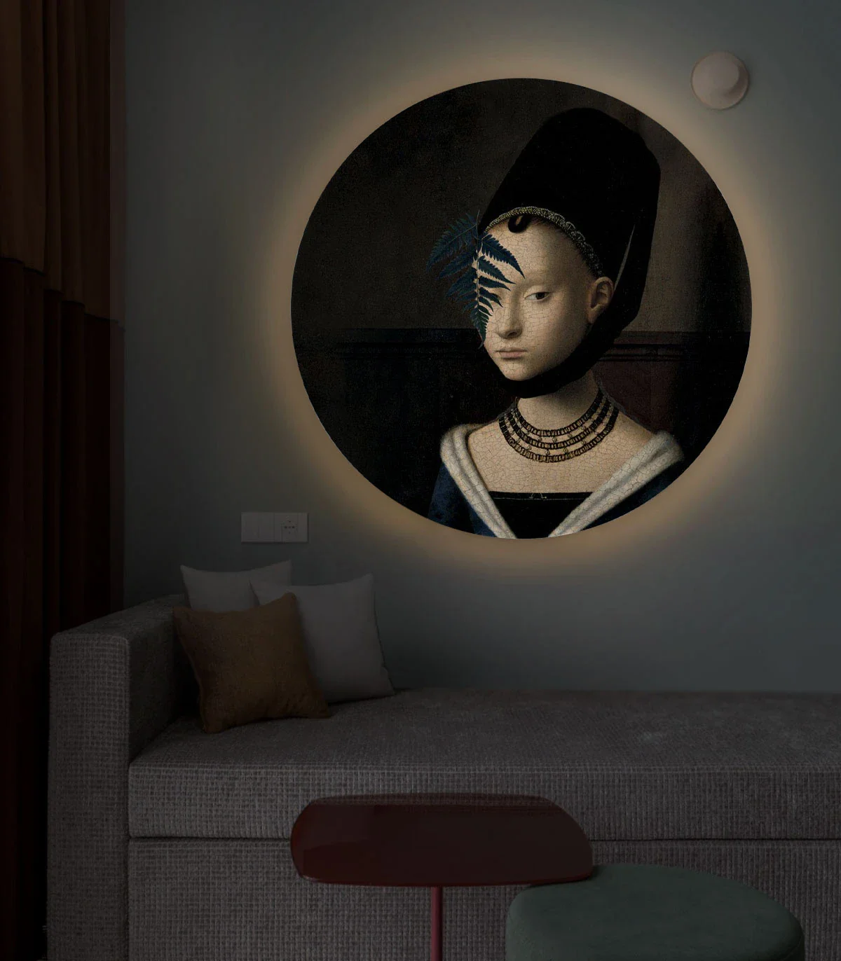 Lampa ścienna DOTS LIGHTING - LADY FERN ciemnobrązowy - Image 2