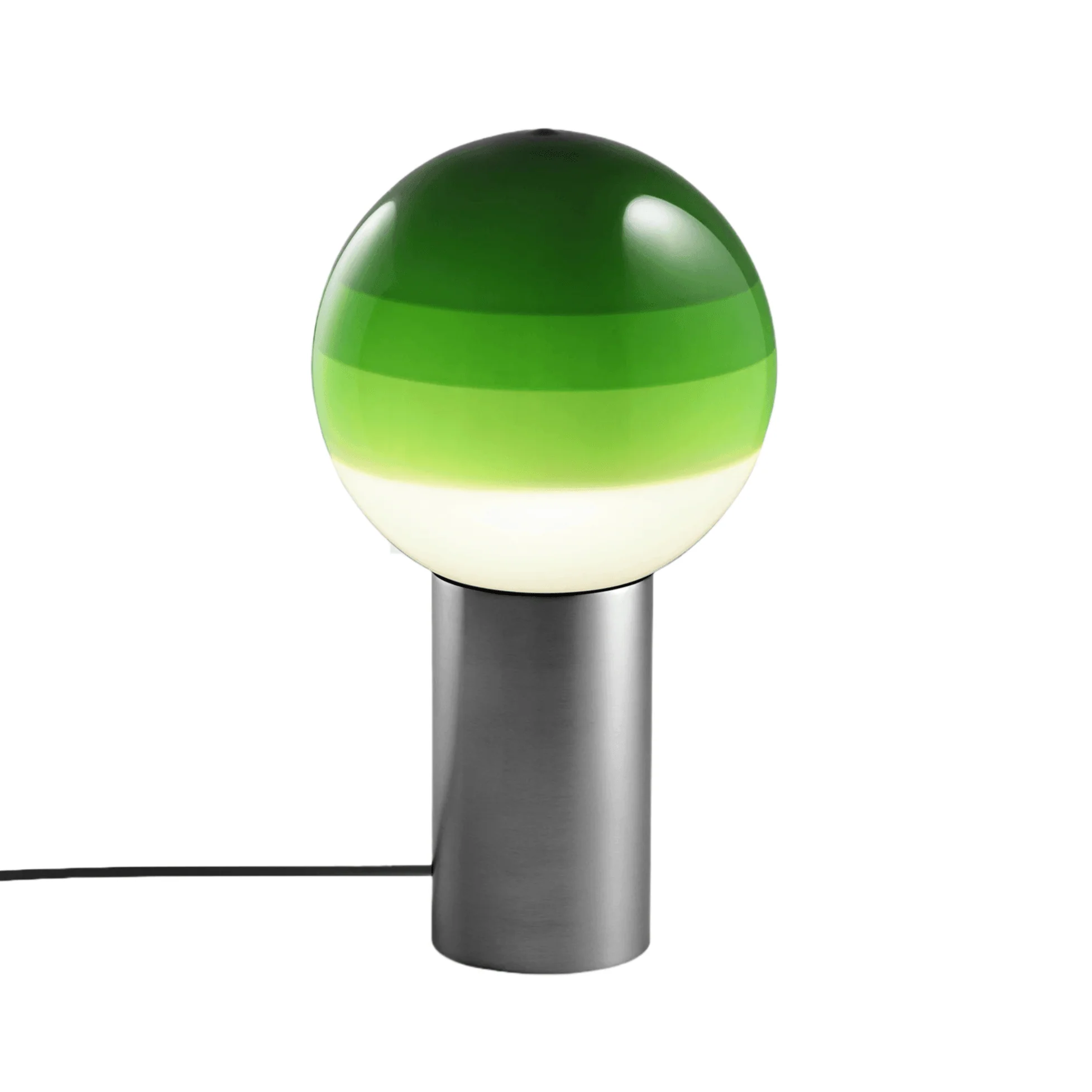 Lampa stołowa DIPPING zielony z grafitową podstawą