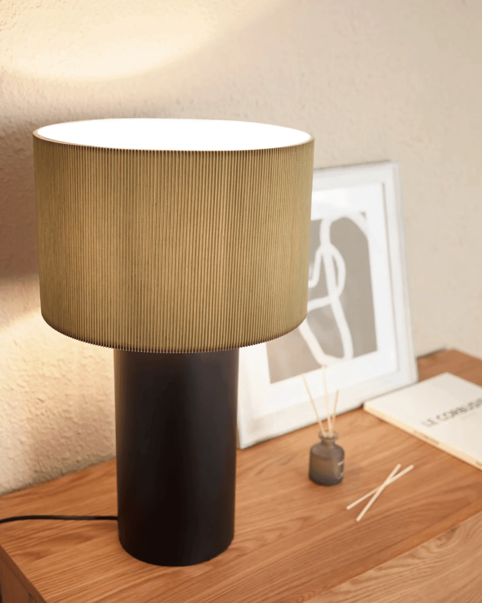 Lampa stołowa DOMICINA czarny - Image 4