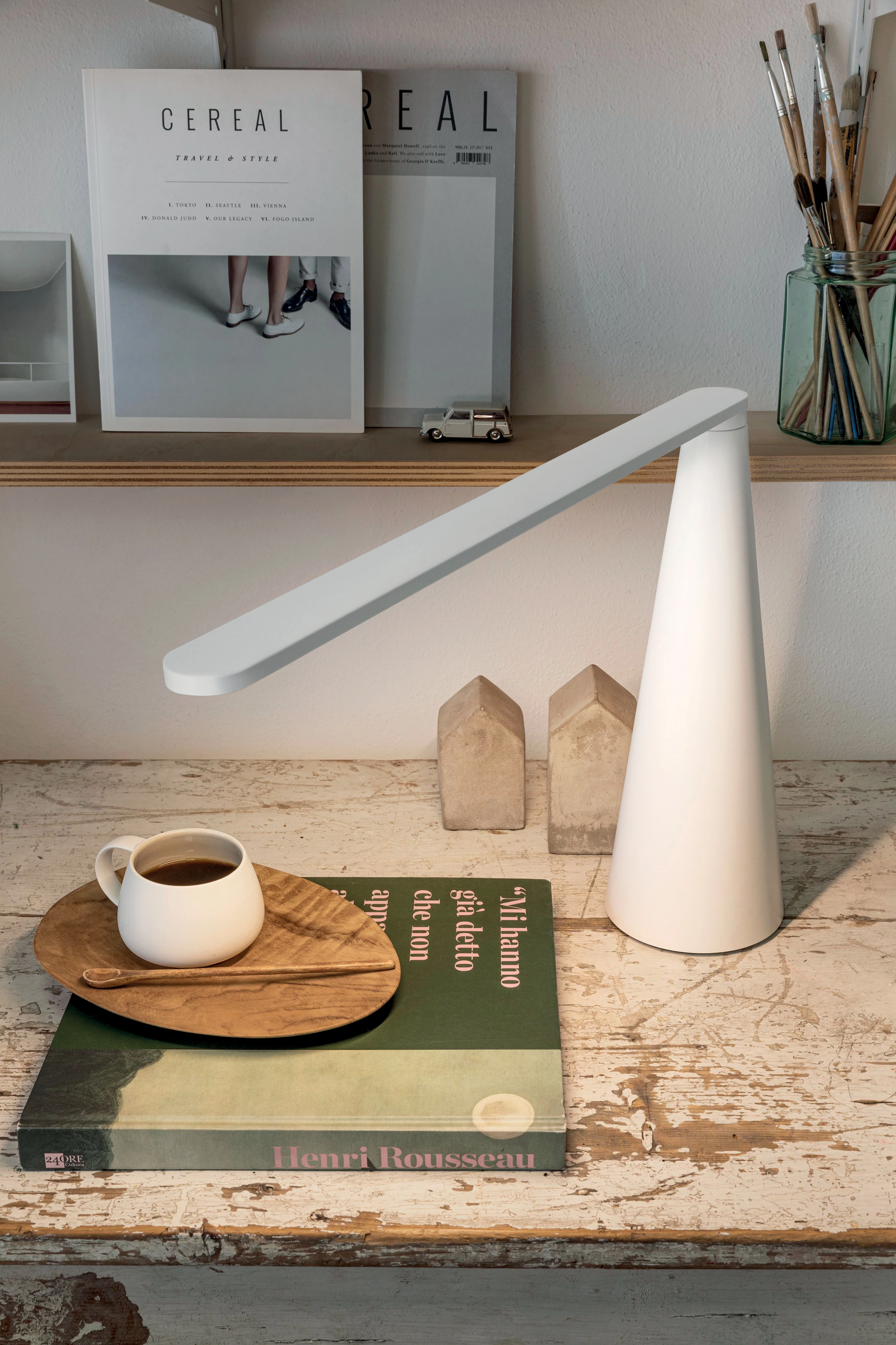 Lampa stołowa ELICA połyskujący żółty - Image 2