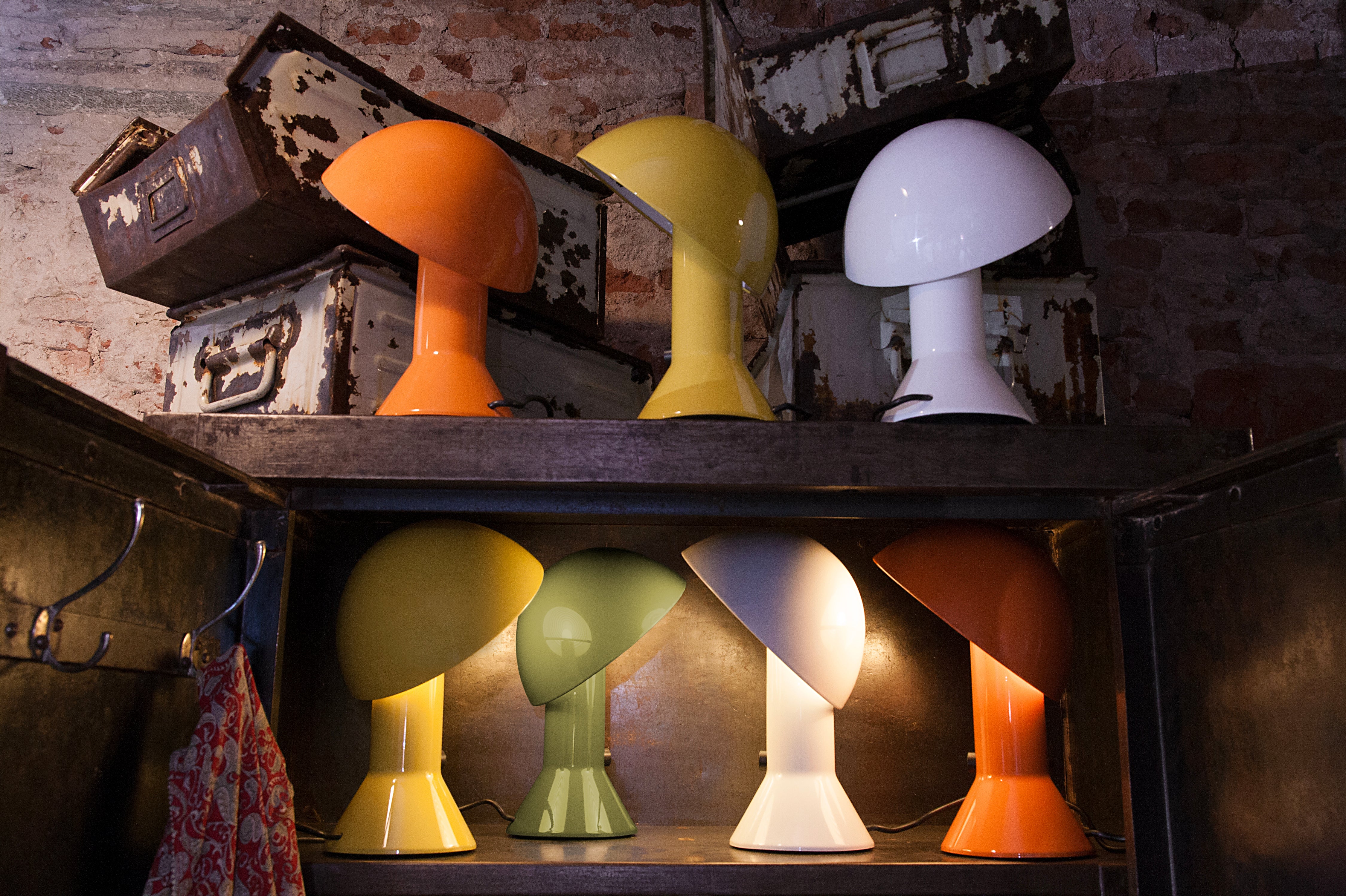 Lampa stołowa ELMETTO połyskujący żółty - Image 11