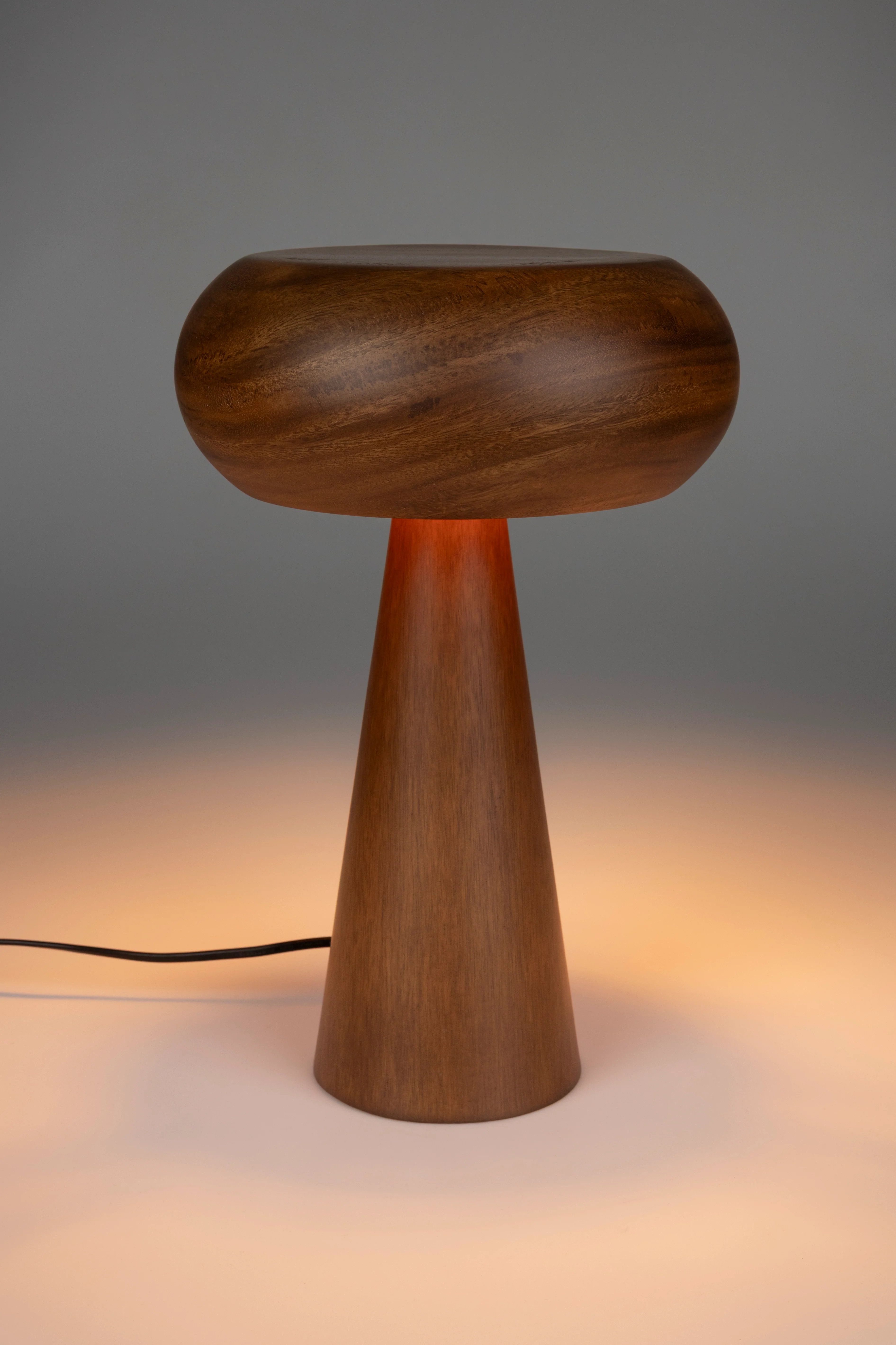Lampa stołowa MOREL fornir akacjowy - Image 4