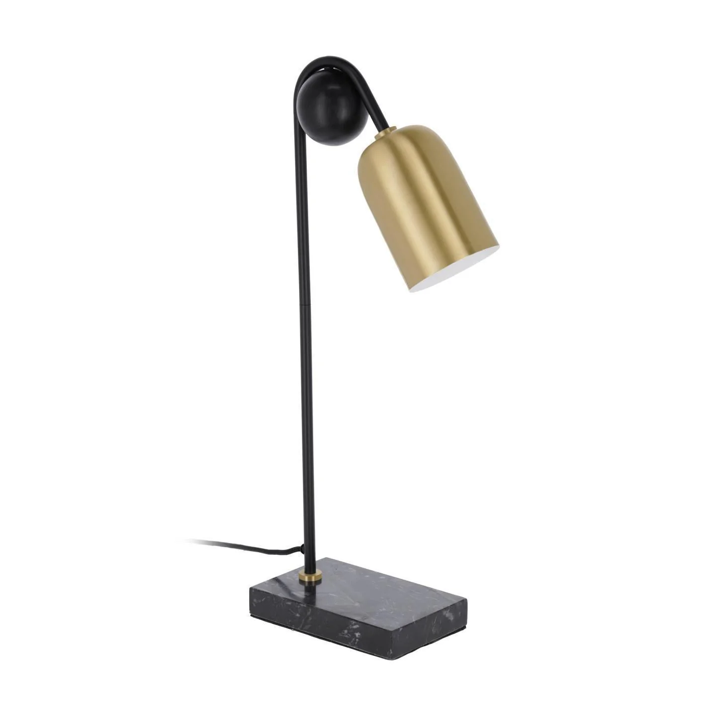 Lampa stołowa NATSUMI czarny z mosiężnym wykończeniem - Image 6