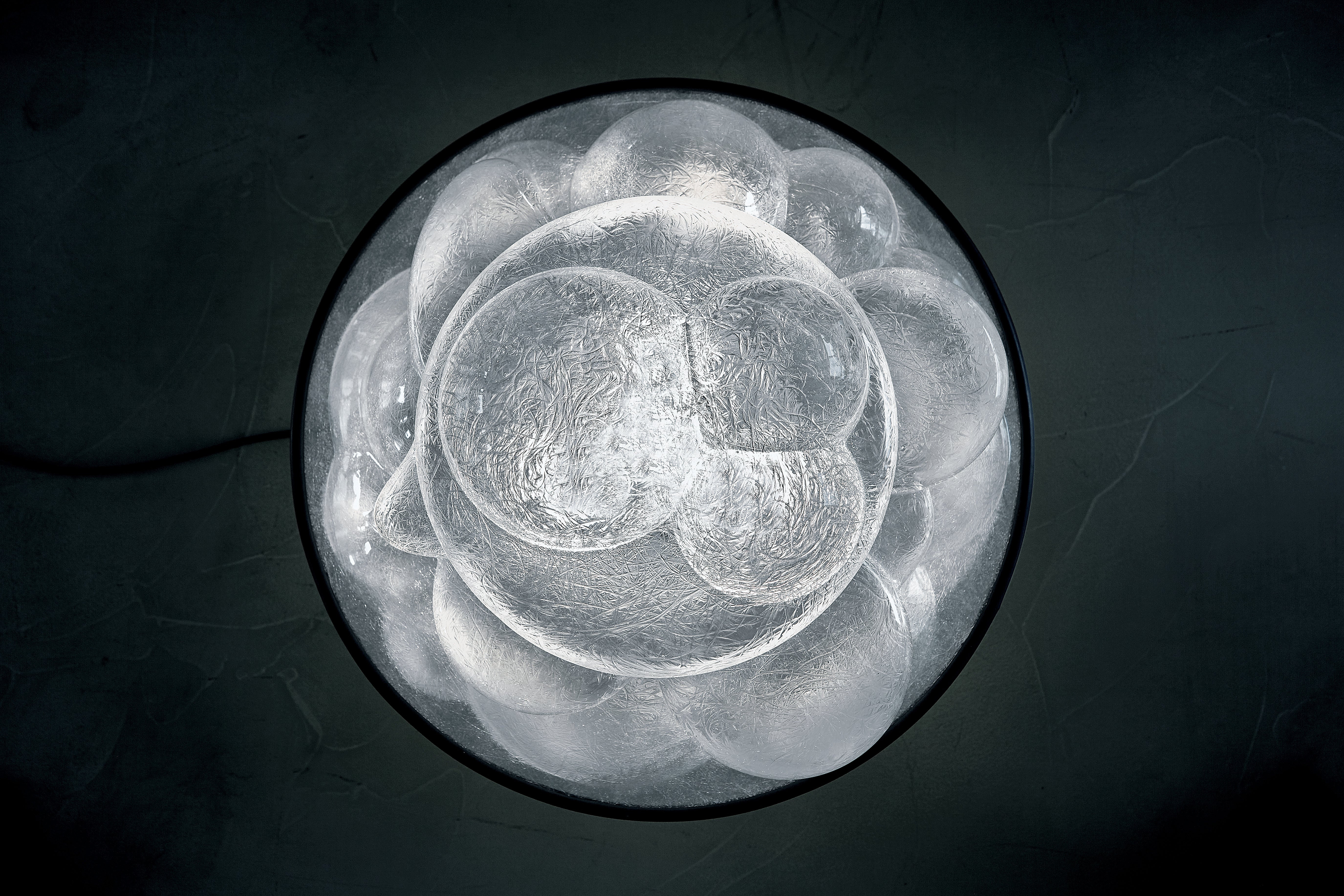Lampa stołowa PROFITEROLLE transparentny z czarnym - Image 10