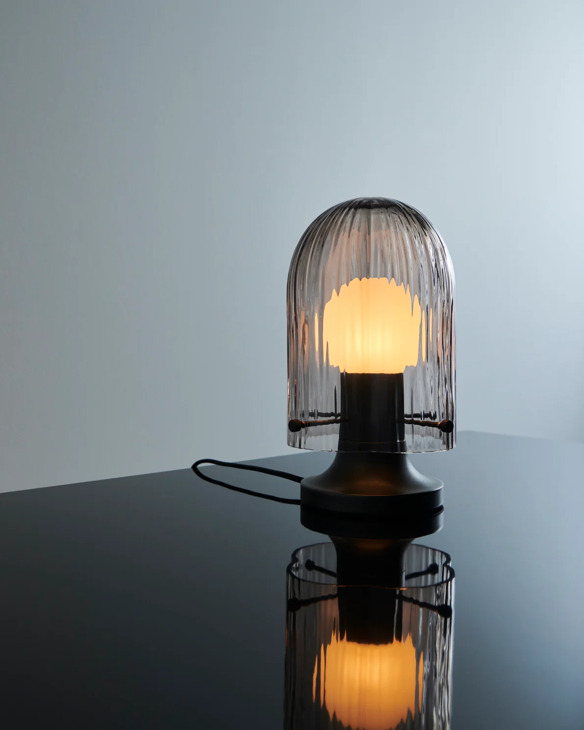 Lampa stołowa SEINE dymione szkło - Image 4