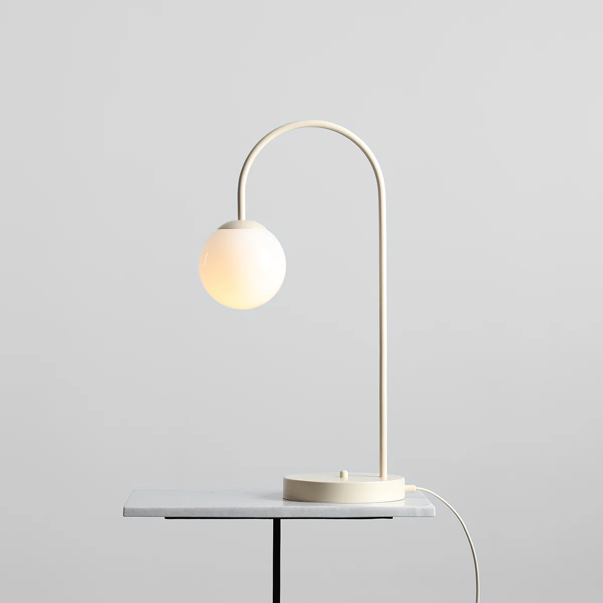 Lampa stołowa UNA kremowy - Image 2