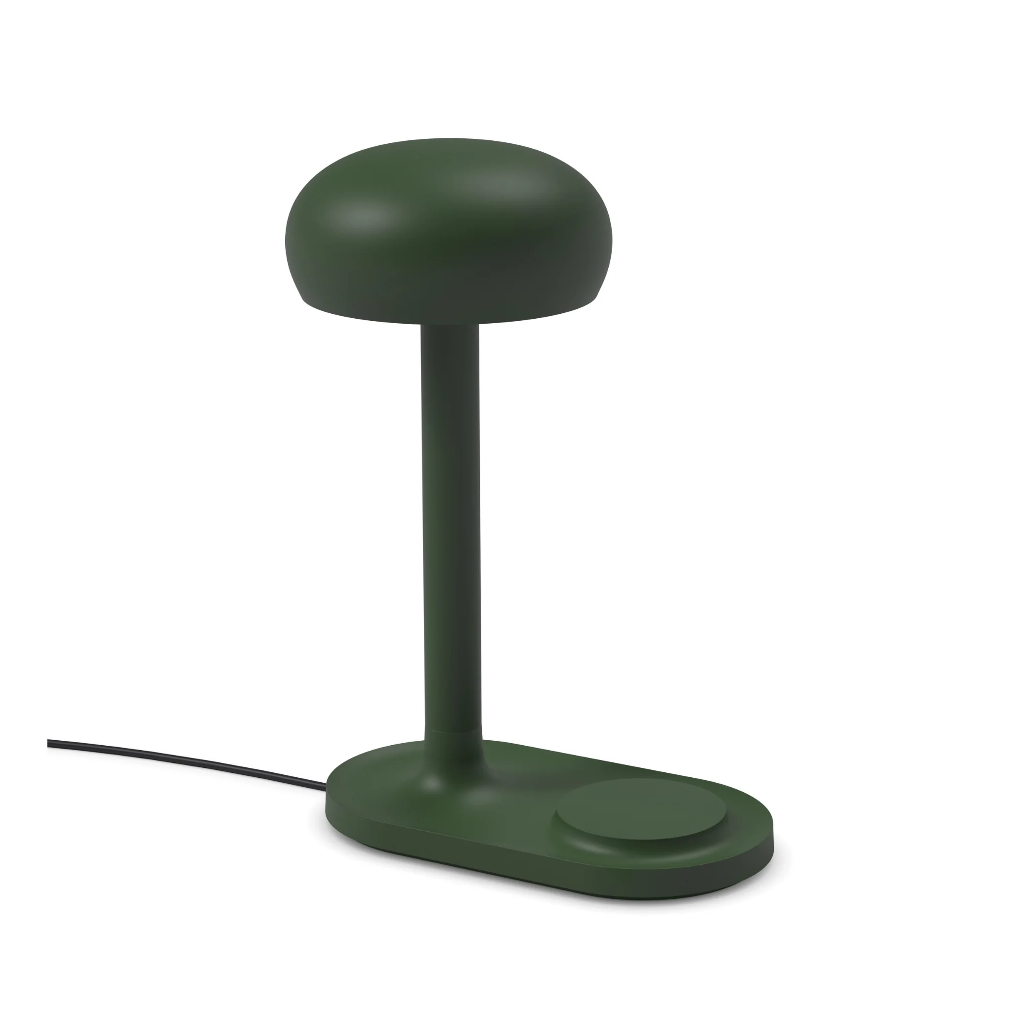 Lampa stołowa z bezprzewodową ładowarką EMENDO zielony