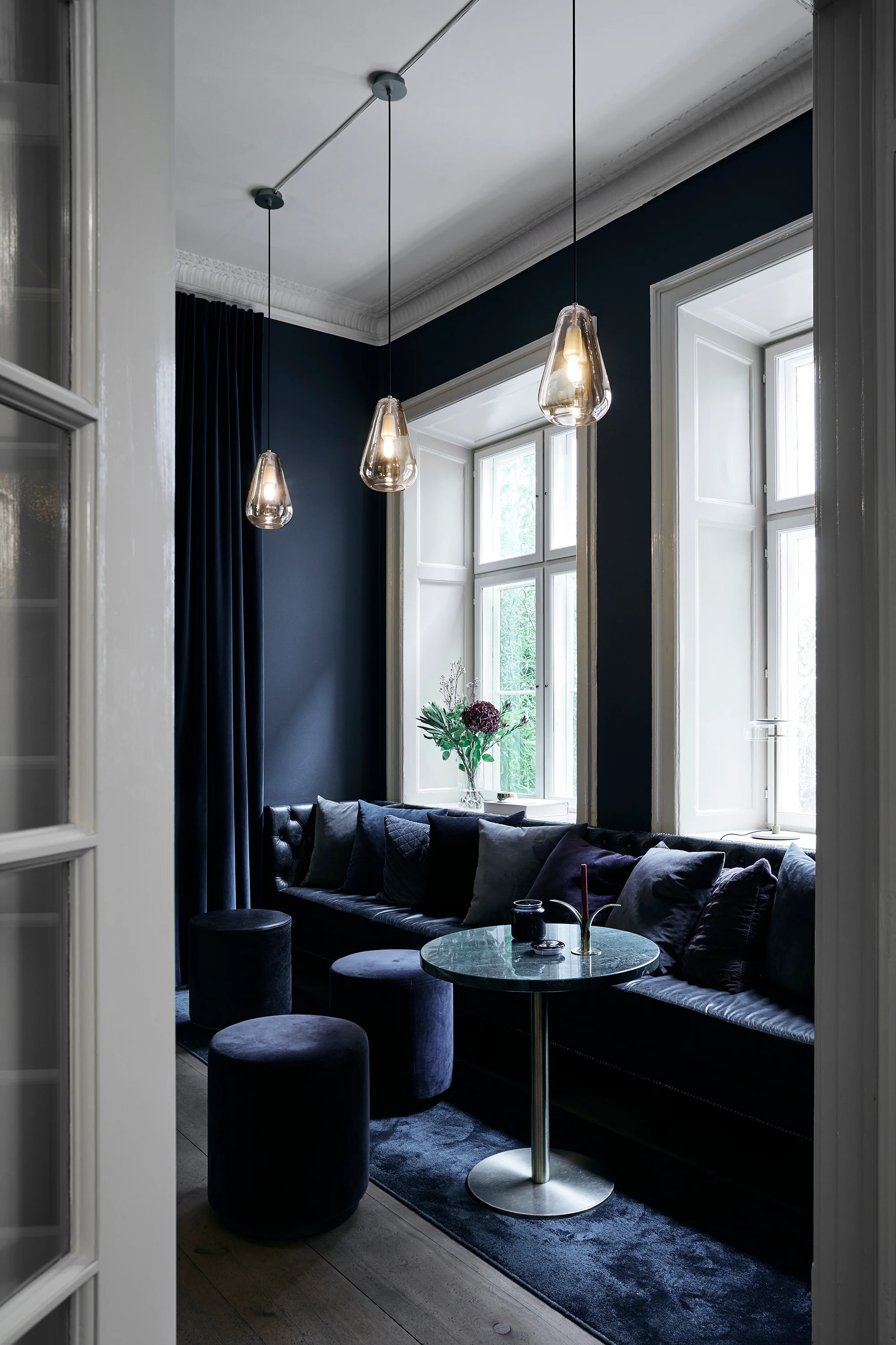 Lampa wisząca ANOLI złoty ze złotym szkłem - Image 3