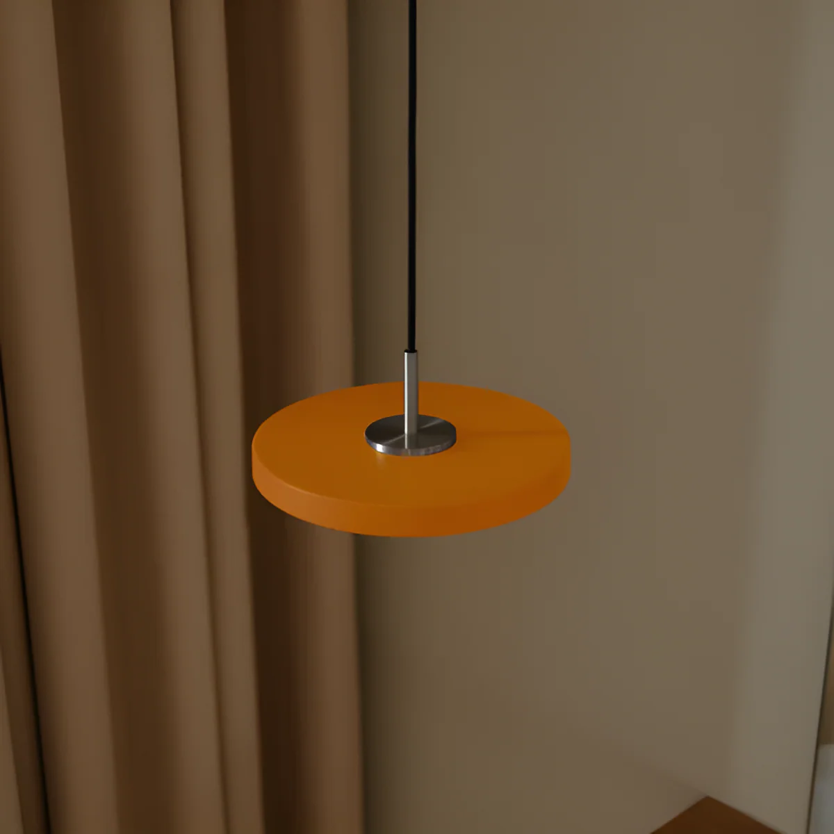 Lampa wisząca ASTERIA MICRO pomarańczowy ze srebrną wstawką - Image 2