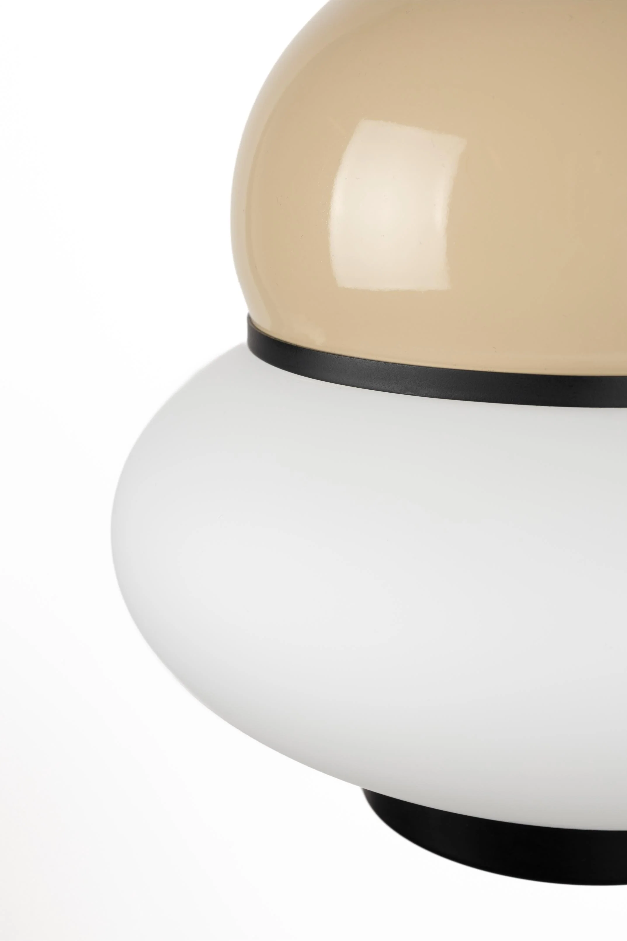 Lampa wisząca BUMBLE beżowy z czarnym wykończeniem - Image 5