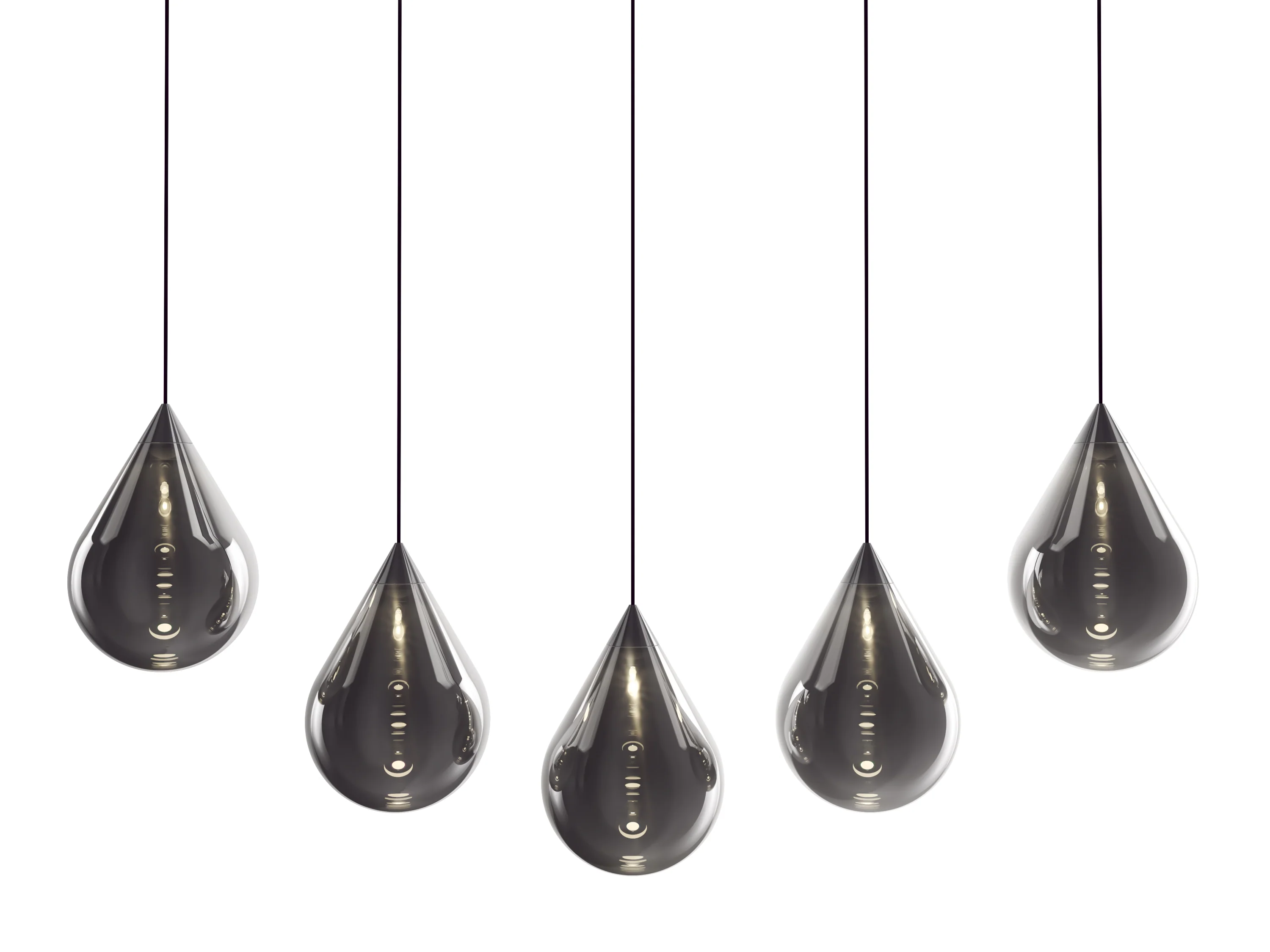 Lampa wisząca FLARE BEAD srebrny klosz - Image 11
