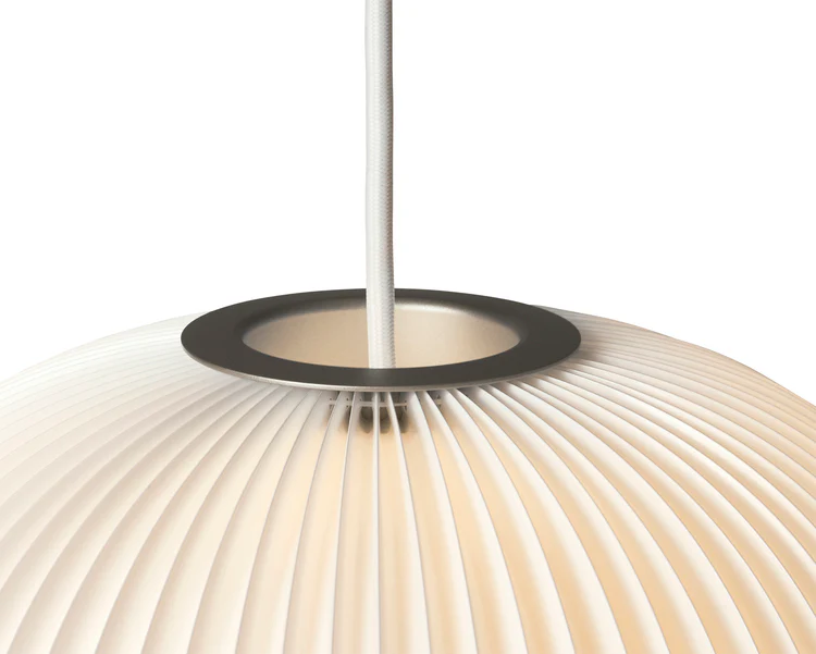 Lampa wisząca MODEL 133 LAMELLA 2 biały ze srebrnym wykończeniem - Image 4