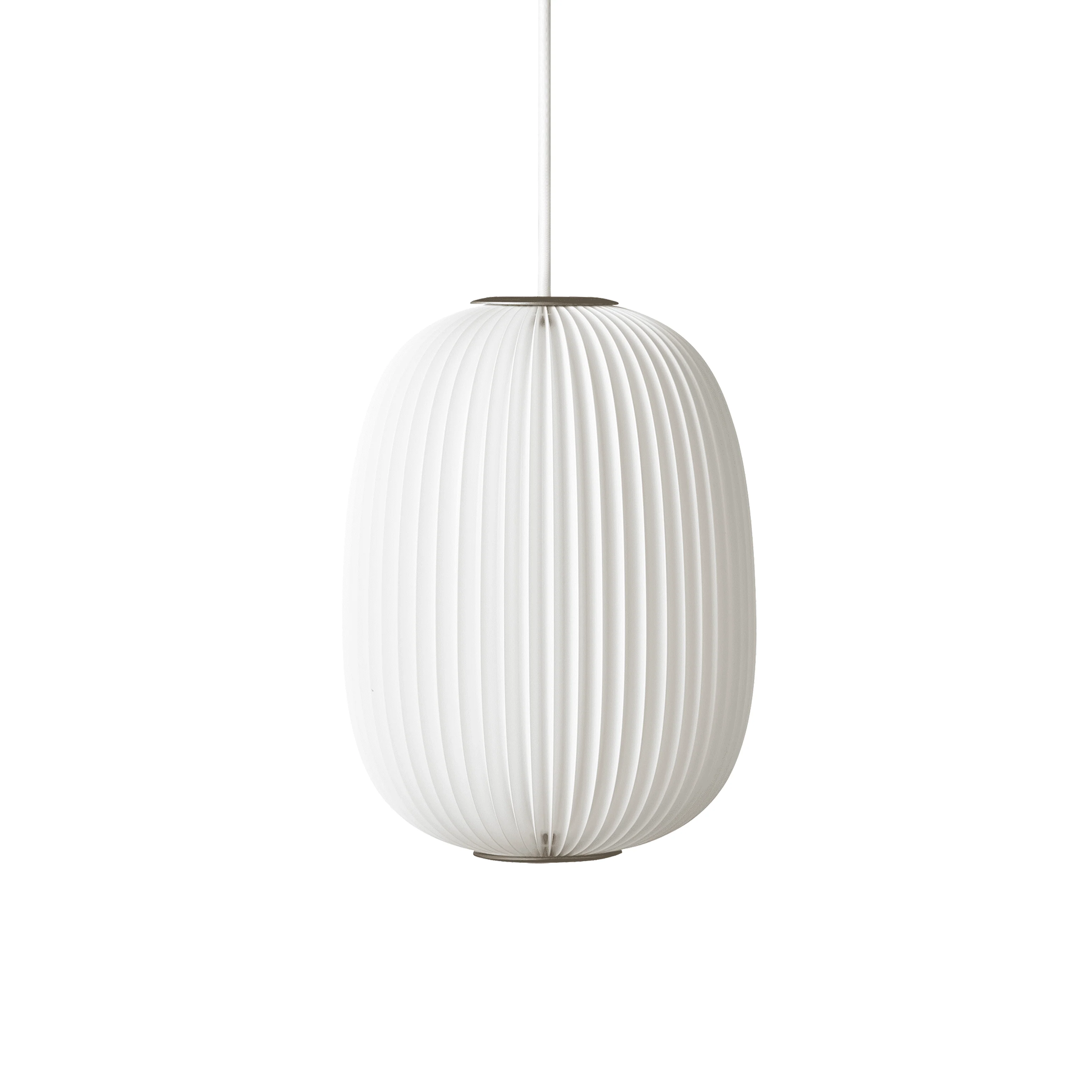 Lampa wisząca MODEL 135 LAMELLA 4 biały ze złotym detalem