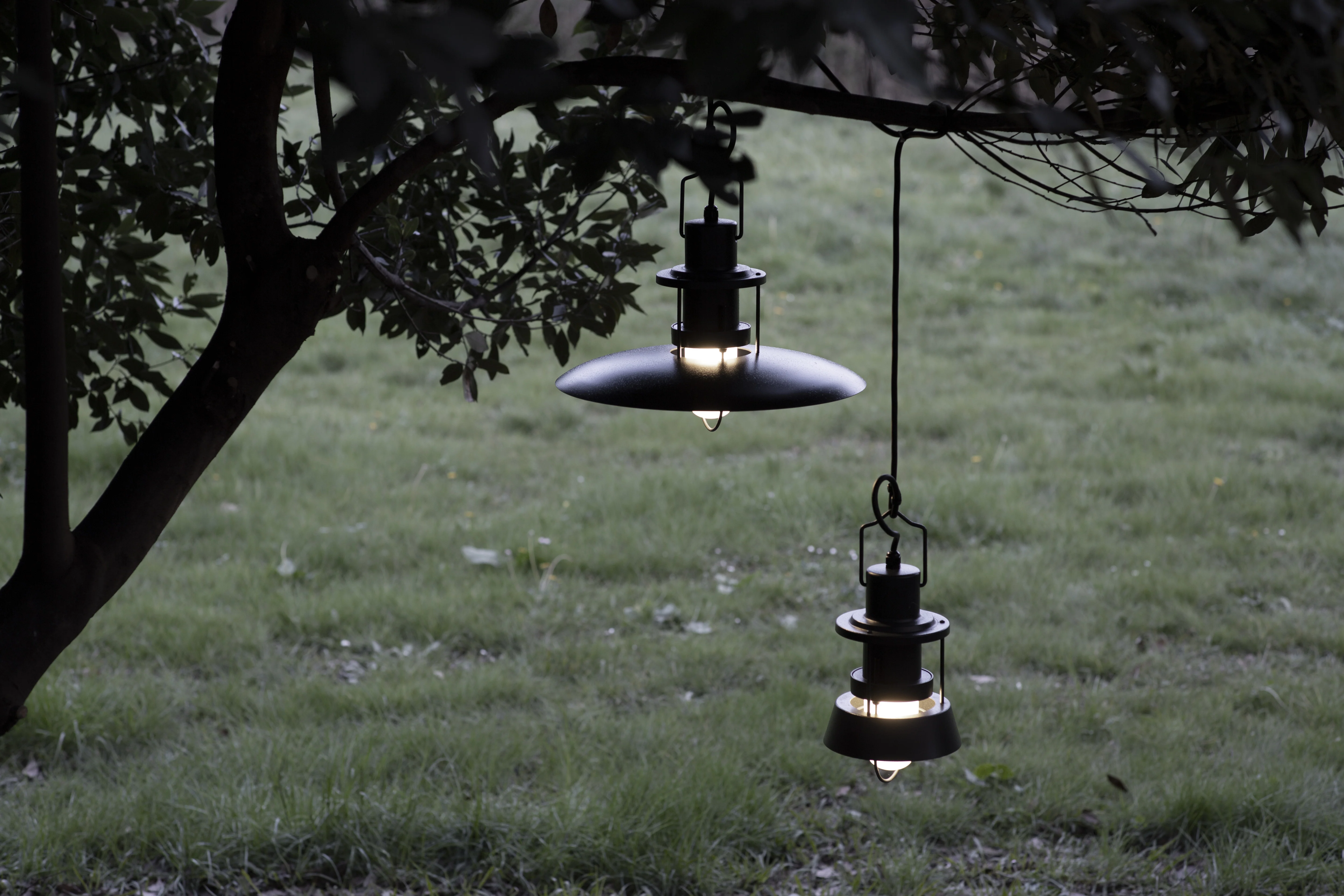 Lampa wisząca zewnętrzna POLO brązowy rdzawy - Image 2