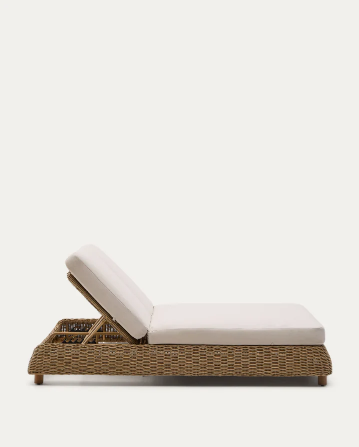 Leżak podwójny MERIA rattan syntetyczny - Image 5