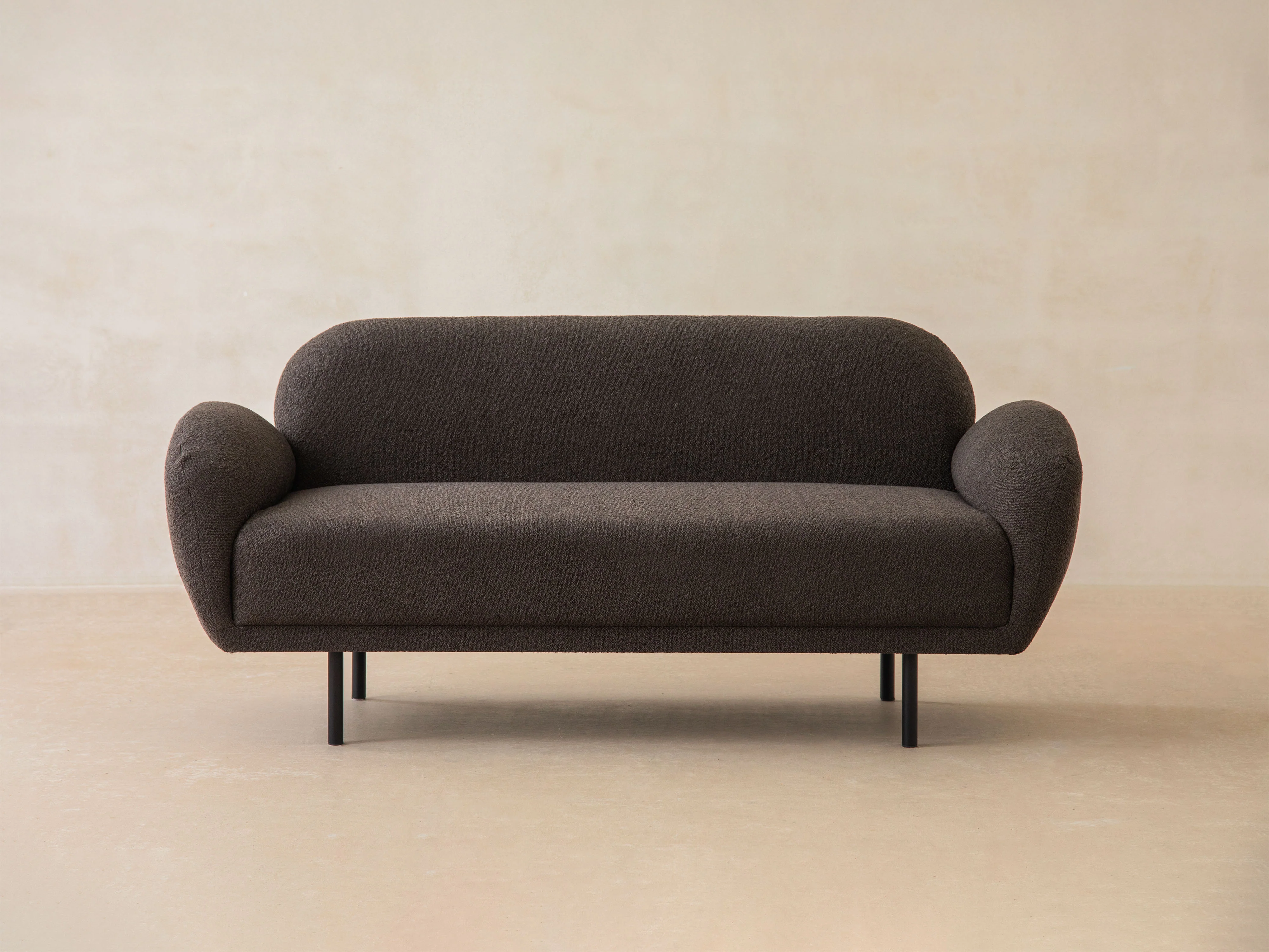 Sofa 3-osobowa POPPY brązowy boucle - Image 8
