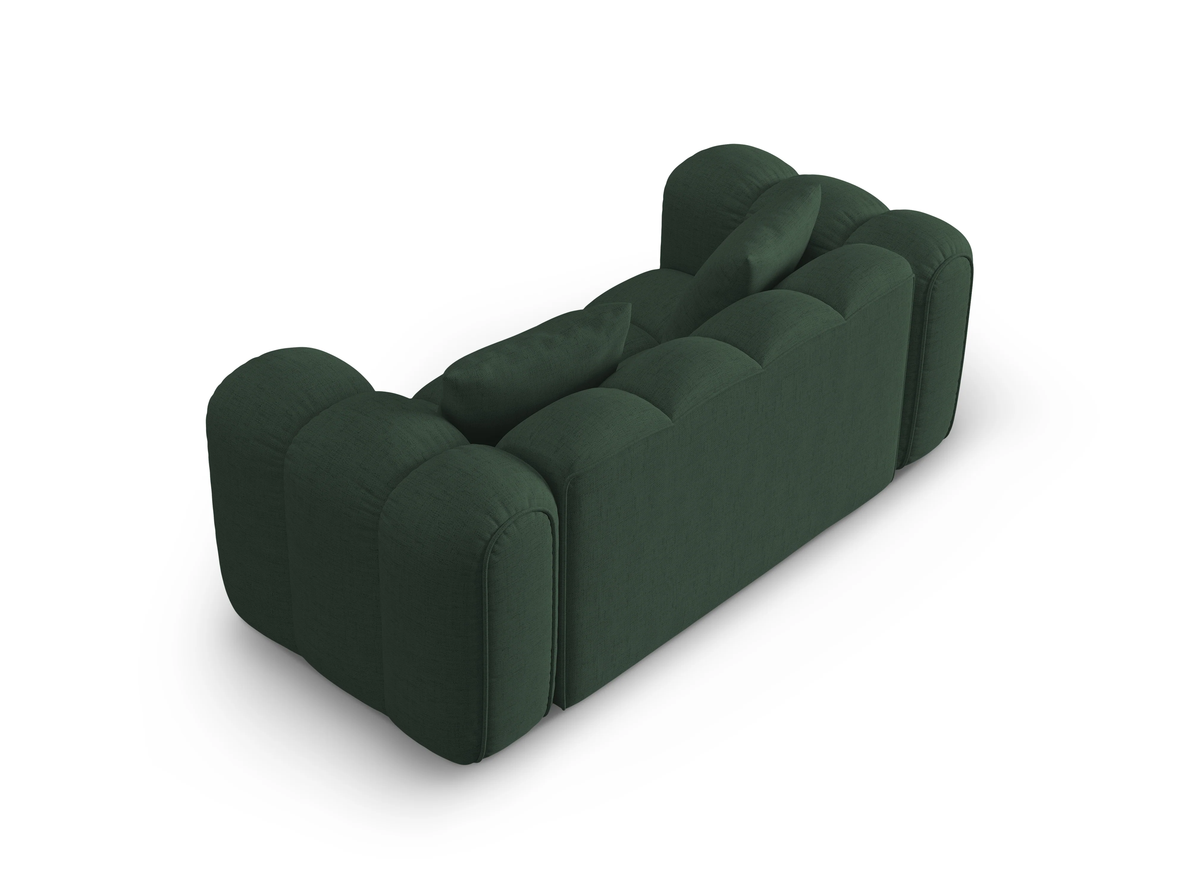 Sofa 2-osobowa ASTRO morski zielony szenil - Image 4
