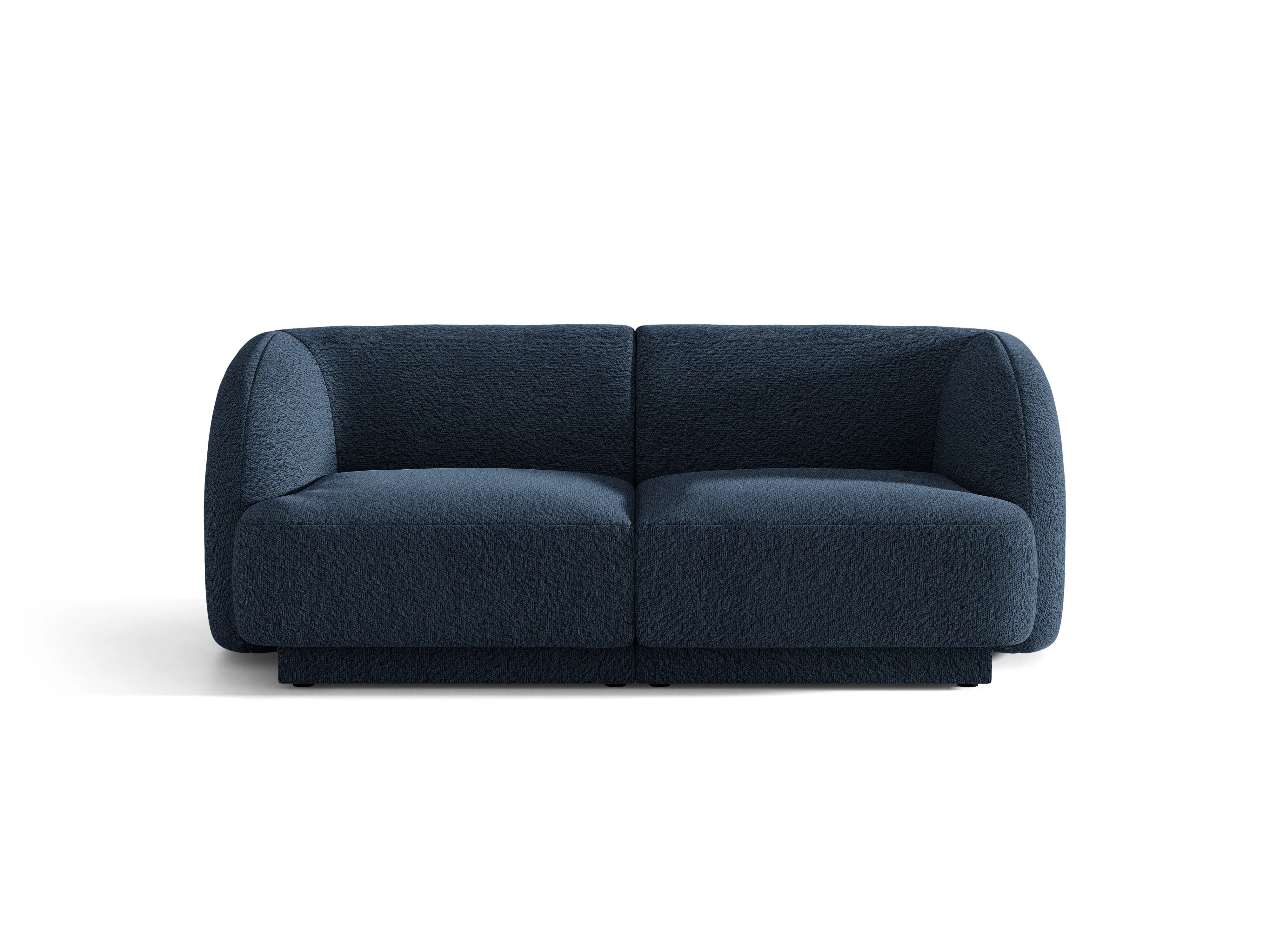 Sofa 2-osobowa MILEY ciemnoniebieski boucle - Image 2