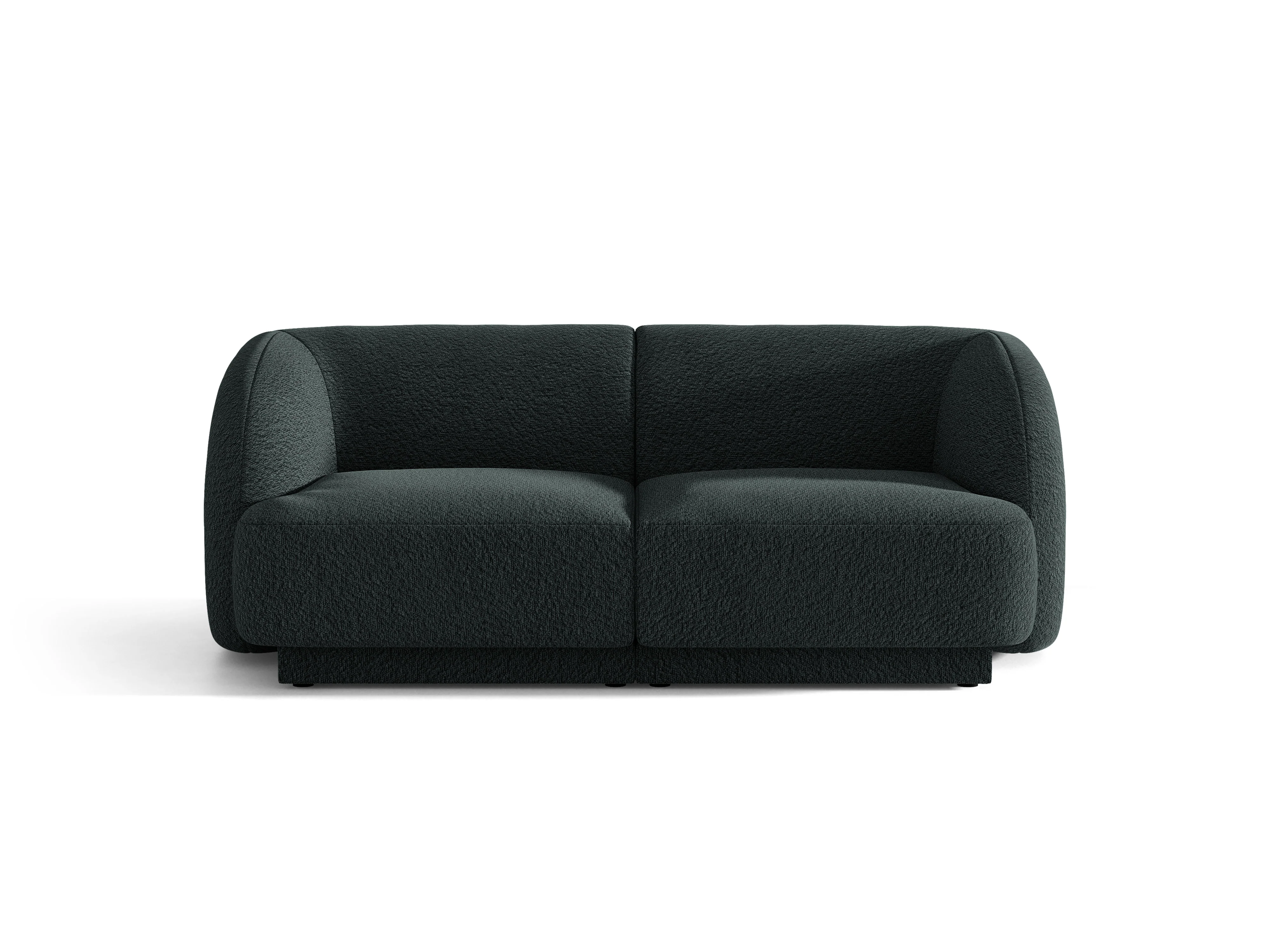 Sofa 2-osobowa MILEY czarny boucle - Image 2