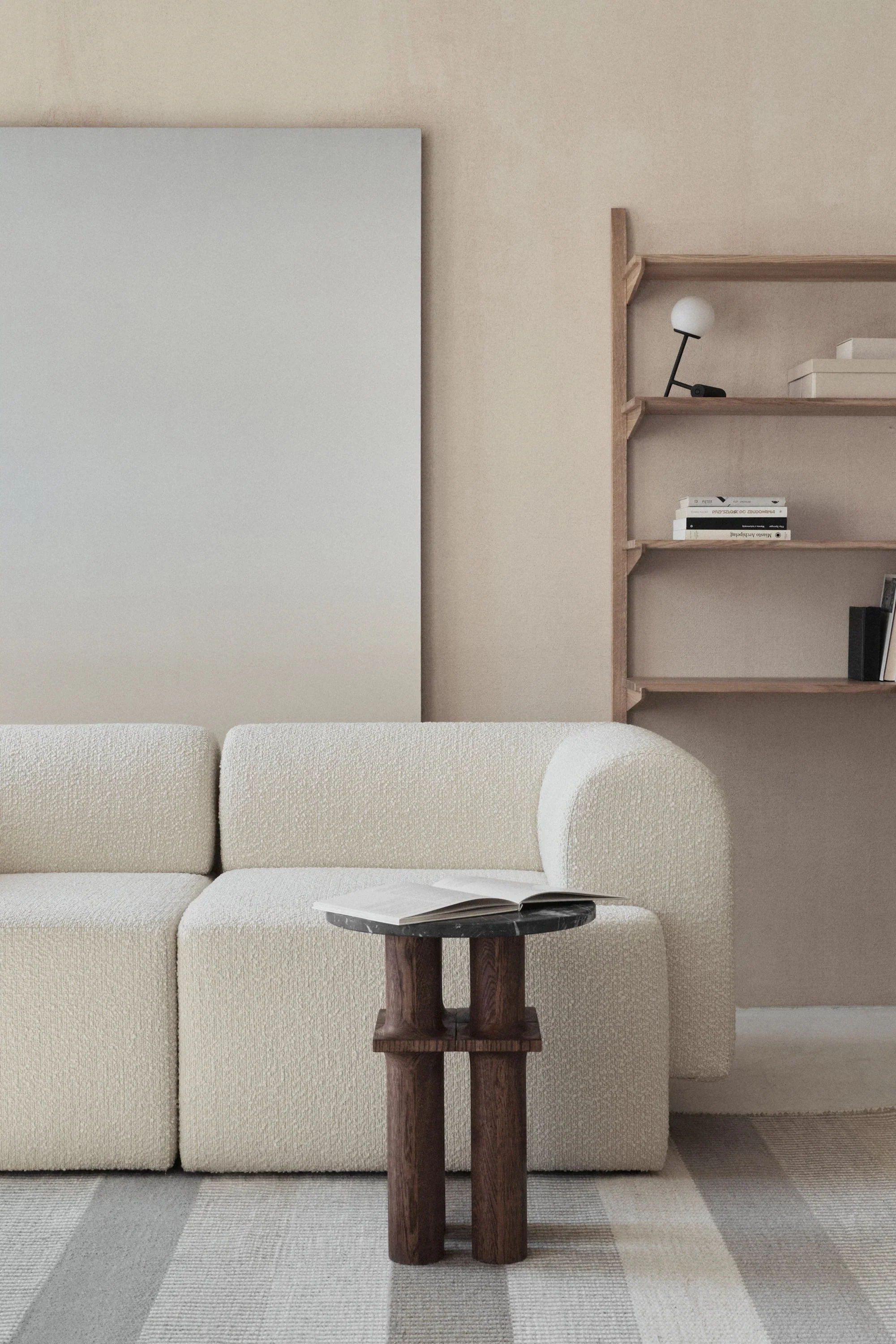 Sofa 2-osobowa TORI biały bouclé - Image 2