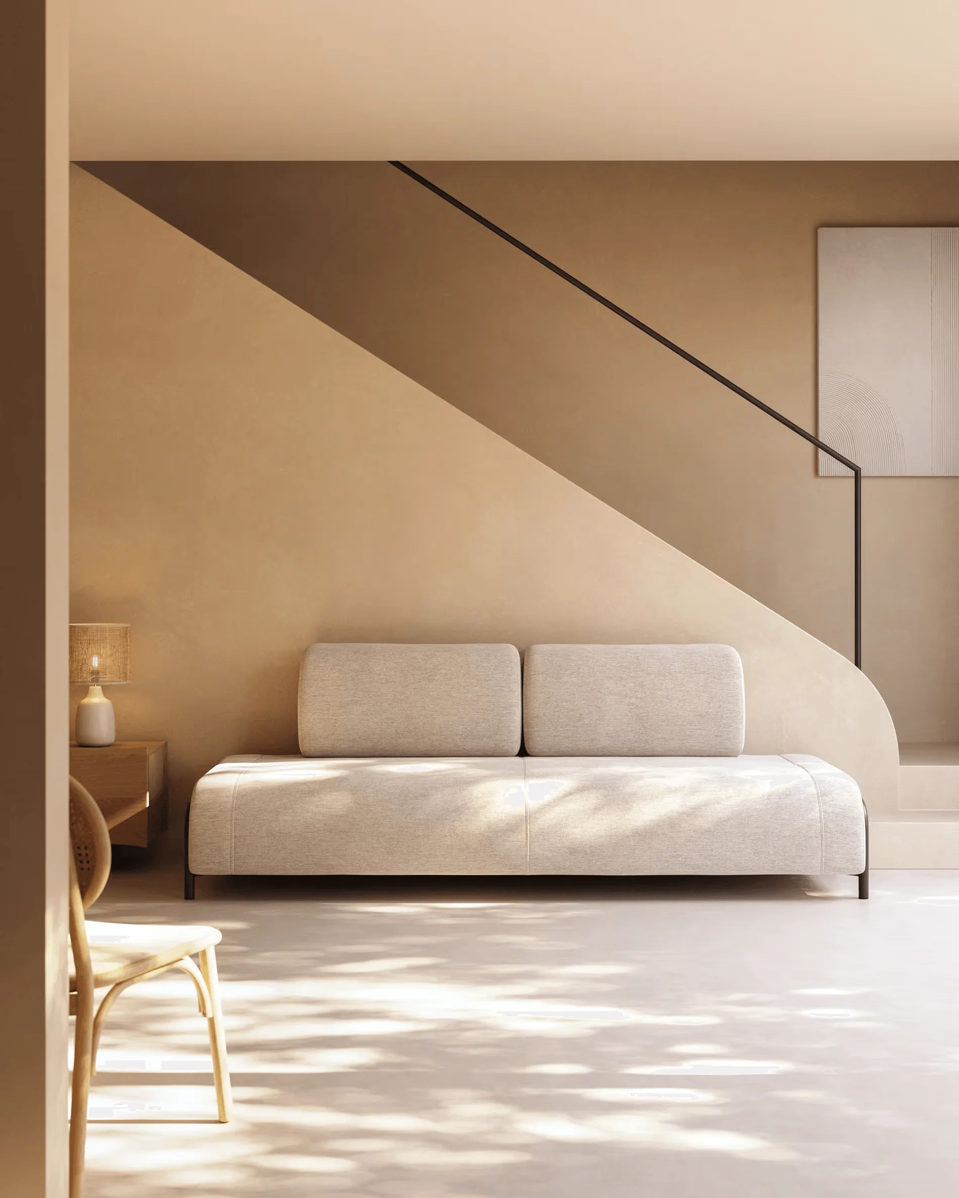 Sofa 3-osobowa COMPO beżowy - Image 17