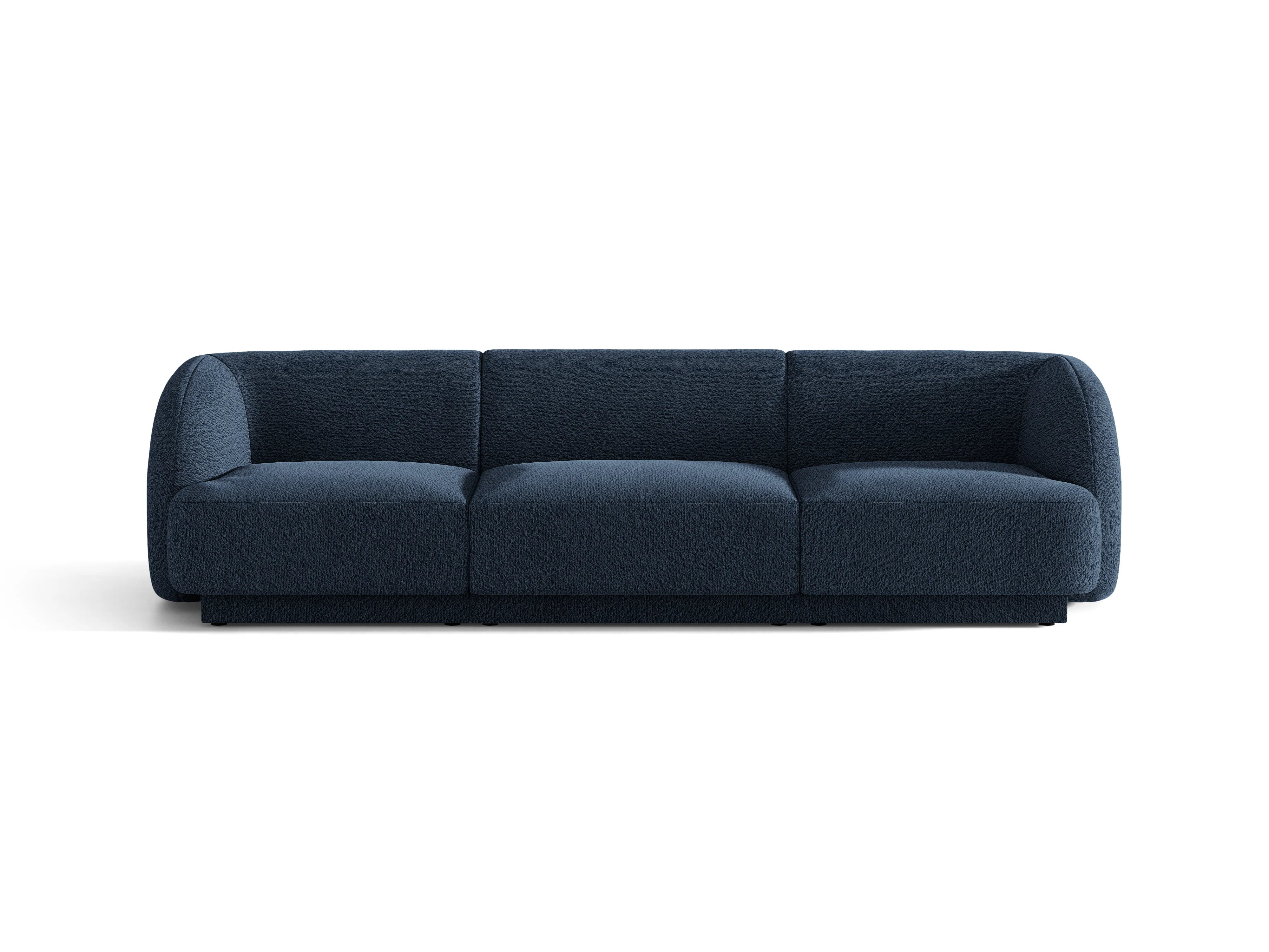 Sofa 3-osobowa MILEY ciemnoniebieski boucle - Image 2