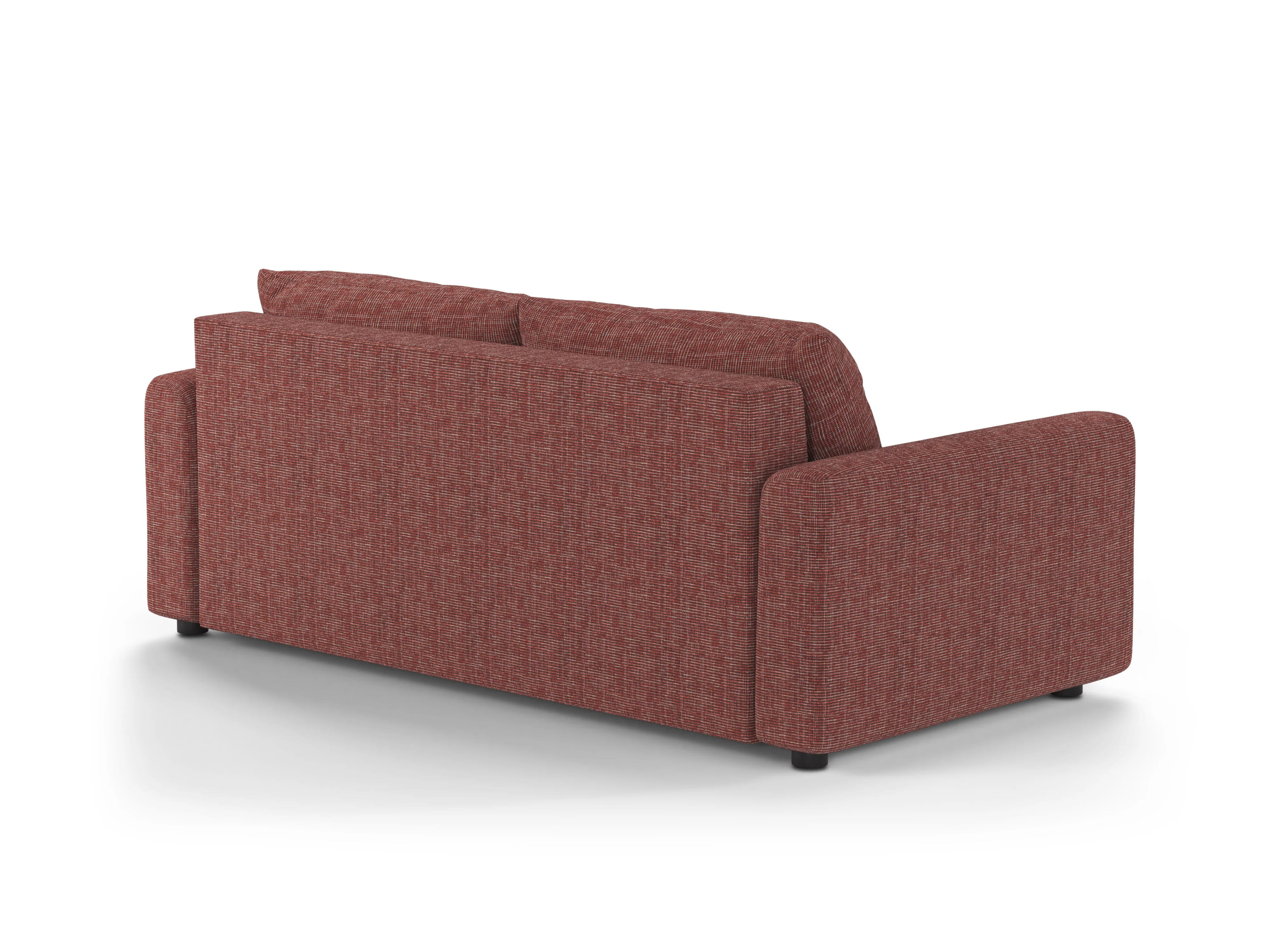 Sofa 3-osobowa z funkcją spania DAVID czerwony melanż - Image 3